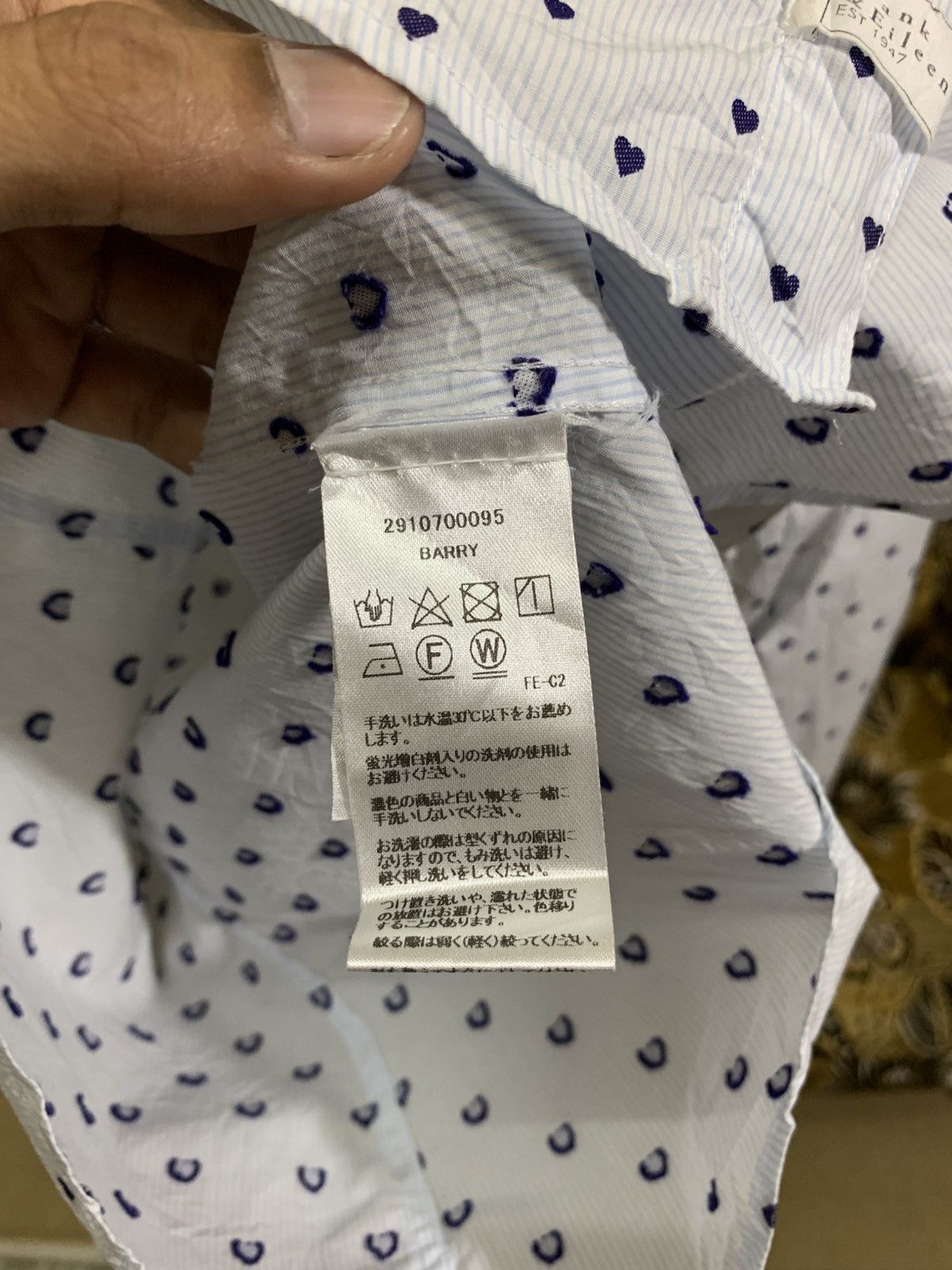 Frank & Eileen FRANK & EILEEN RELAXED BUTTON UPS SHIRT WITH LOVE DESIGN Size XS / US 0-2 / IT 36-38 - 7 Thumbnail