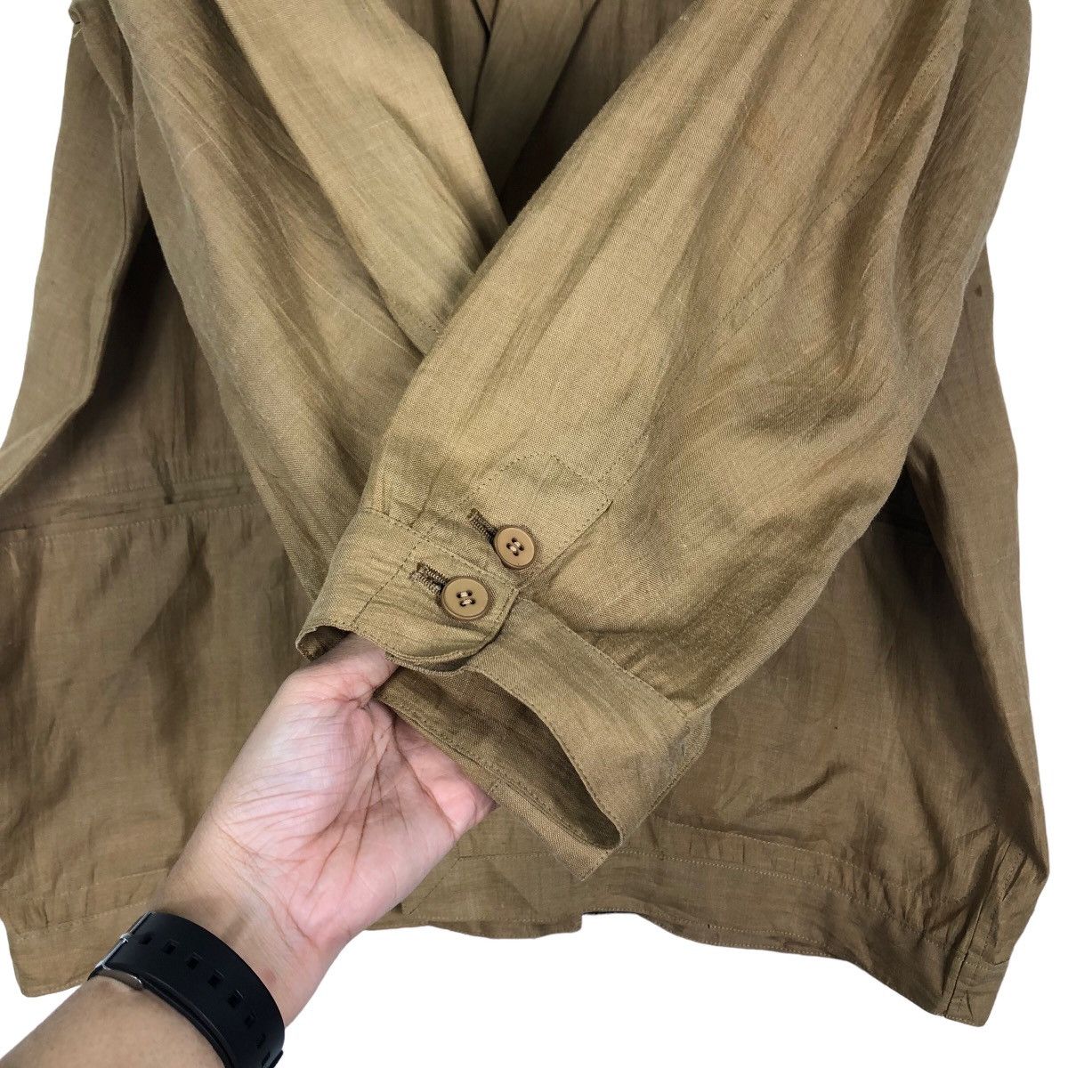 Issey Miyake Vintage Bomber Chore Jacket Tete Homme Katoh Kazutaka Japan Size US L / EU 52-54 / 3 - 15 Thumbnail