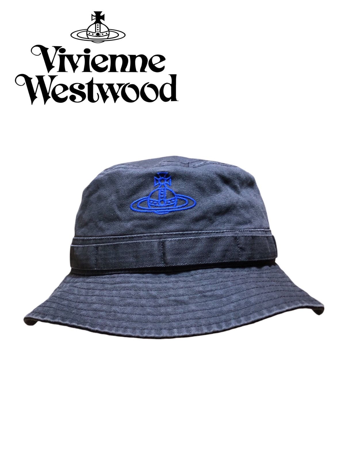 Malcolm McLaren Vivienne Westwood Orb Logo Bucket Hat Size ONE SIZE - 1 Thumbnail