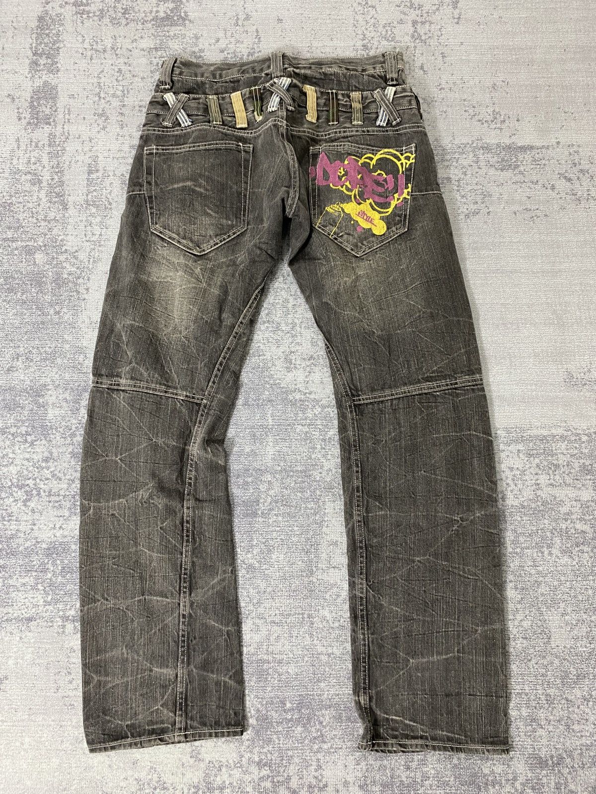 Hysteric Glamour double waist dominate y2k jeans pant Size US 28 / EU 44 - 5 Thumbnail