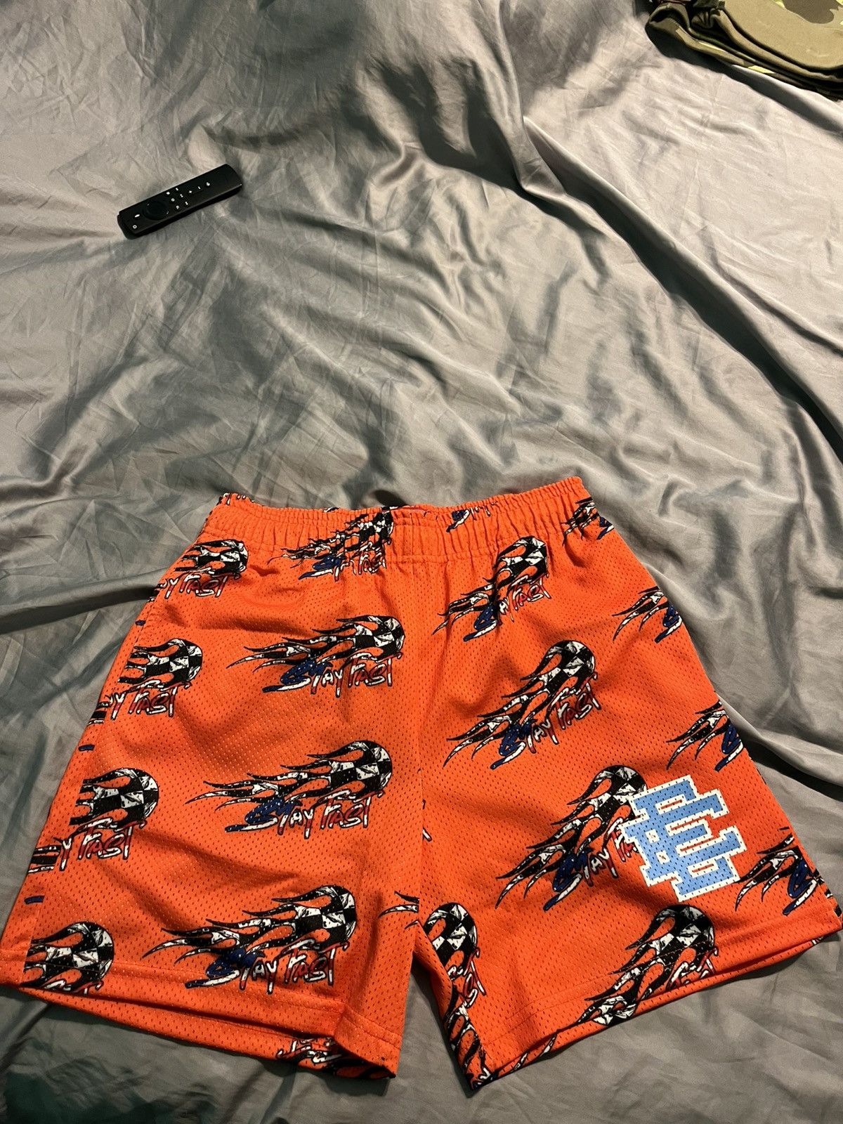 Eric Emanuel Eric Emanuel Matty Boy Blue Stay Fast Shorts Large