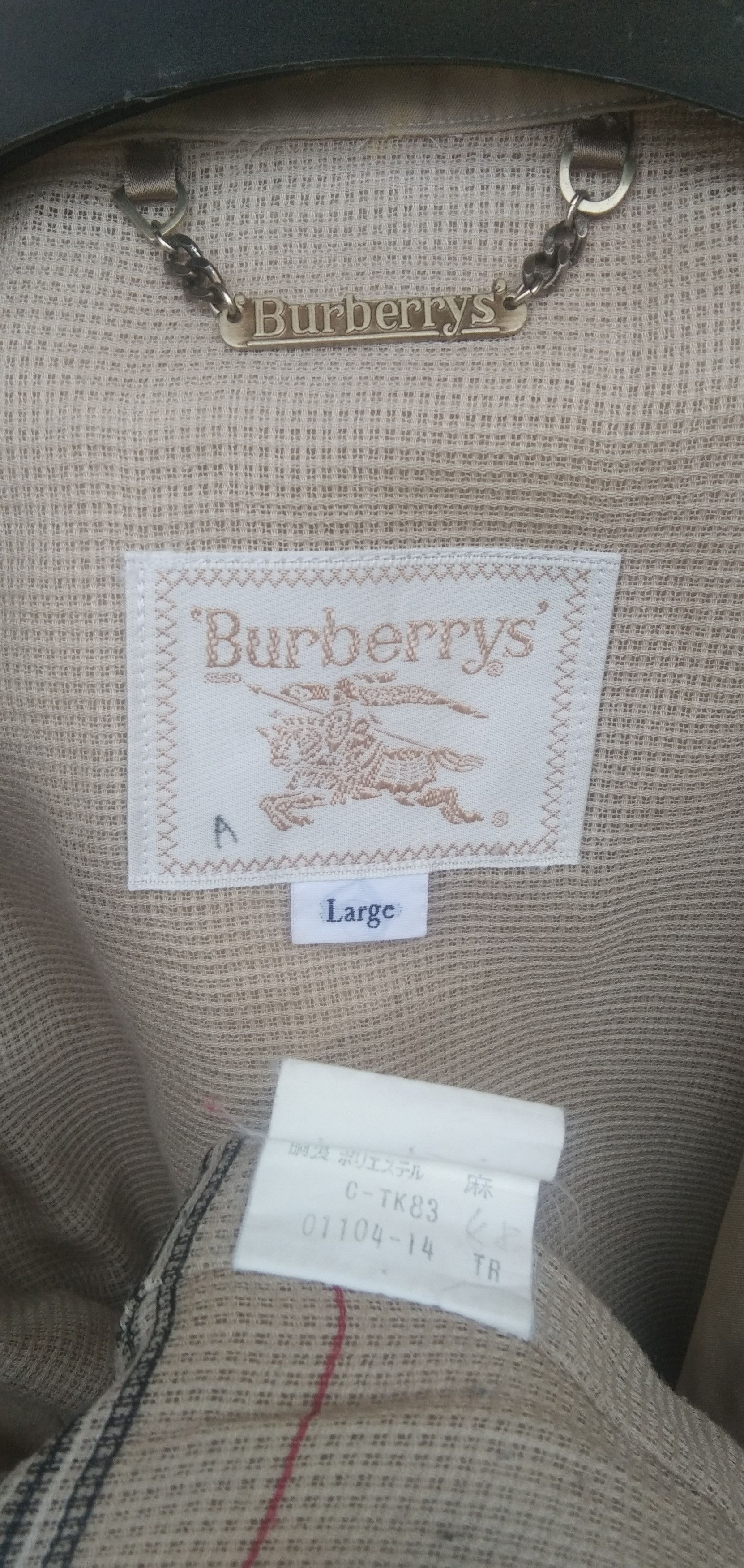 Burberry × Vintage Vtg Burberrys jacket Size US L / EU 52-54 / 3 - 7 Thumbnail