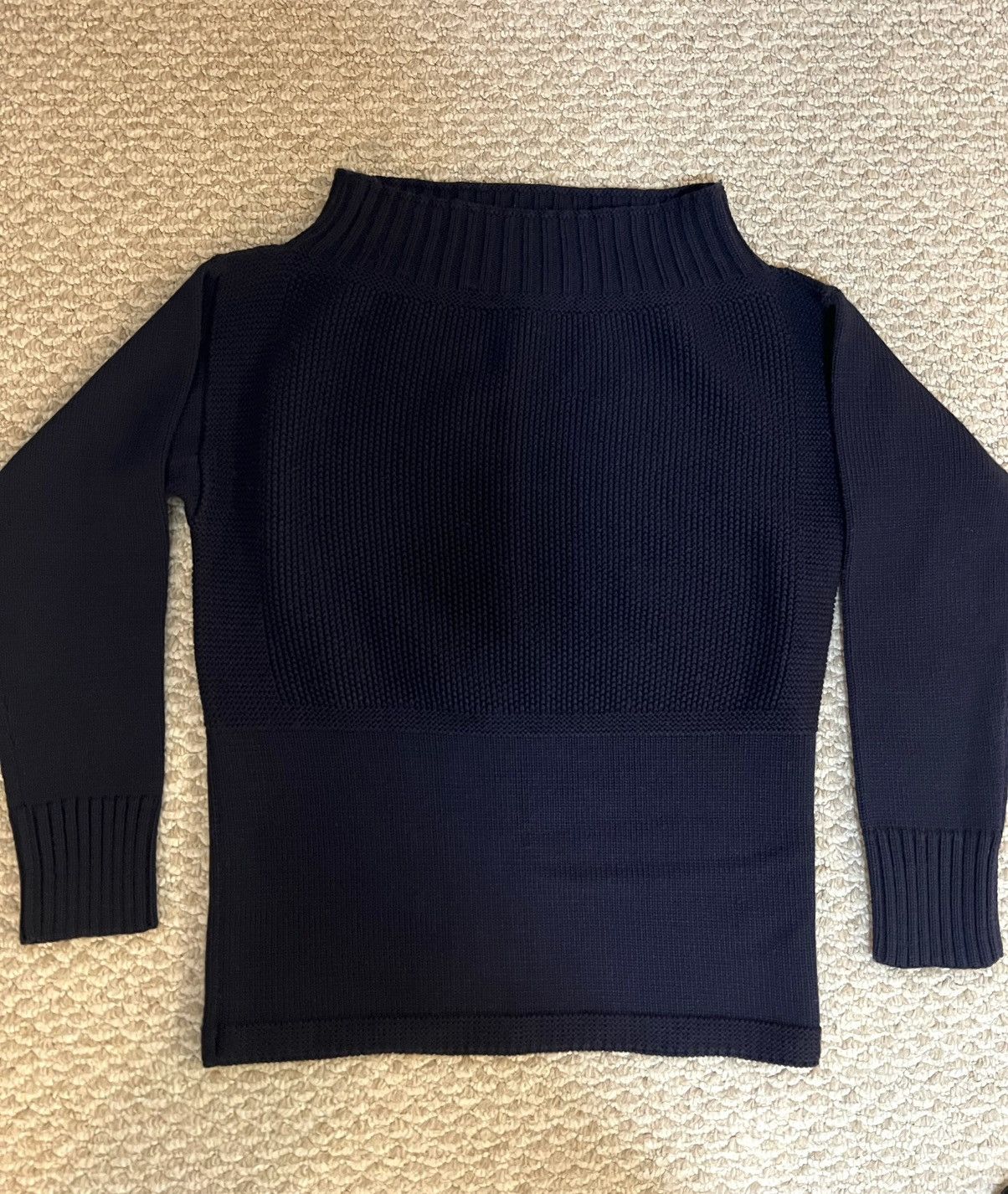 Burberry × Burberry Prorsum × Designer Burberry Prorsum Navy Blue Virgin Wool Sweater - Small Size S / US 4 / IT 40 - 5 Thumbnail