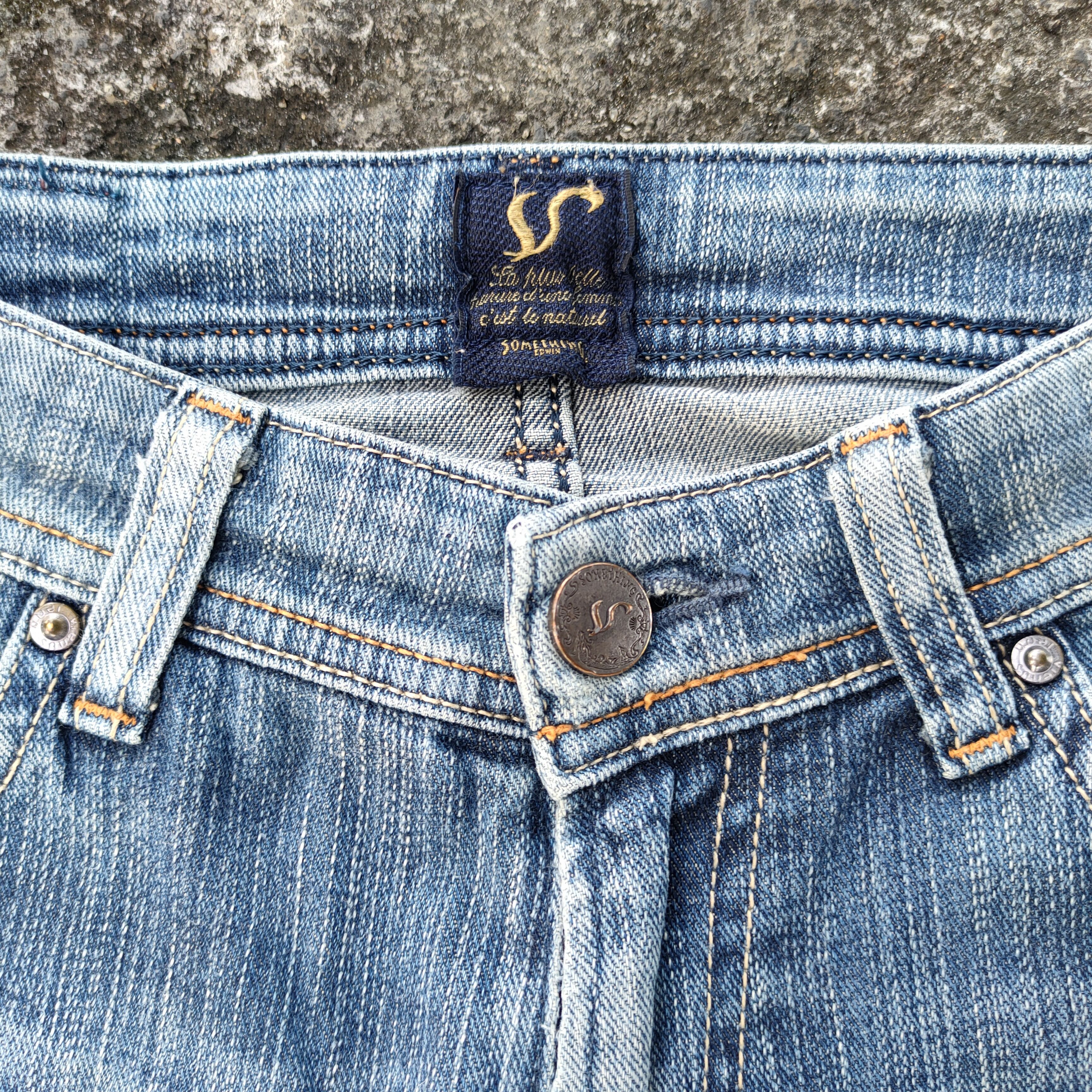 Japanese Brand FLARE VINTAGE SOMETHING FADED JEANS DENIM PANTS Size US 29 - 5 Thumbnail