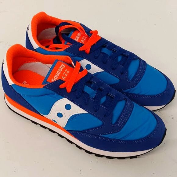 Saucony Saucony Jazz Original Blue & Orange Low Top Sneakers - US11 Size US 11 / EU 44 - 2 Thumbnail