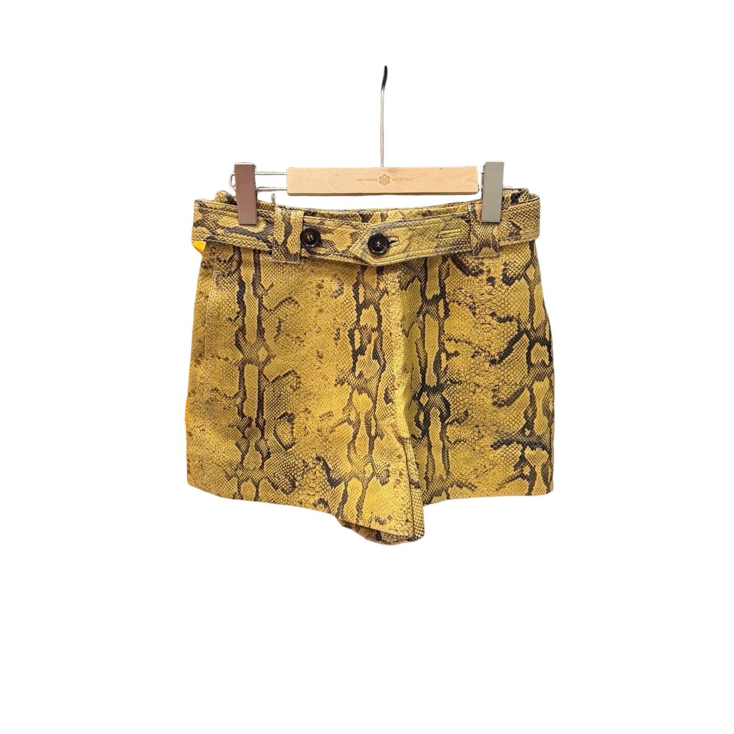 Chloe Chloé Python Print Lambskin Shorts Size 34 Size 25" / US 0 / IT 36 - 1 Thumbnail