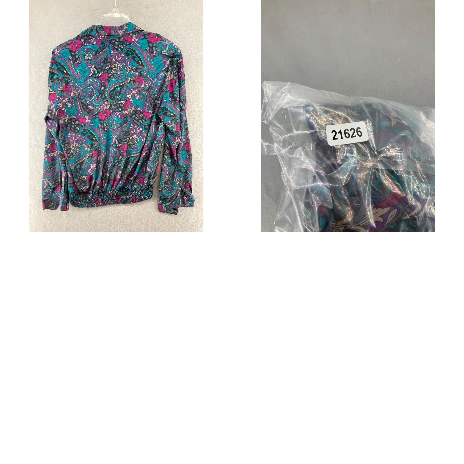 Vintage Alfred Dunner Womens Shirt 10 Vintage Purple Paisley Pullover Shoulder Pad Shirt Adult 10 Purple Paisley 80s 90s Womens Size L / US 10 / IT 46 - 8 Thumbnail