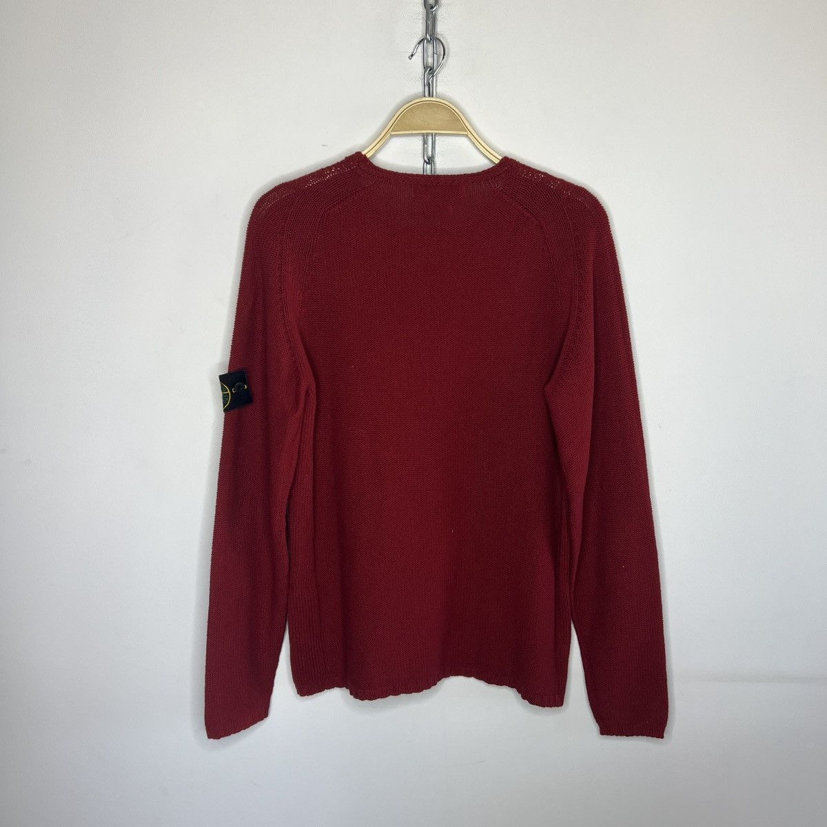 Stone Island Stone Island Vintage 90s Y2K Jumper Sweater Knitted Red Size US M / EU 48-50 / 2 - 8 Thumbnail
