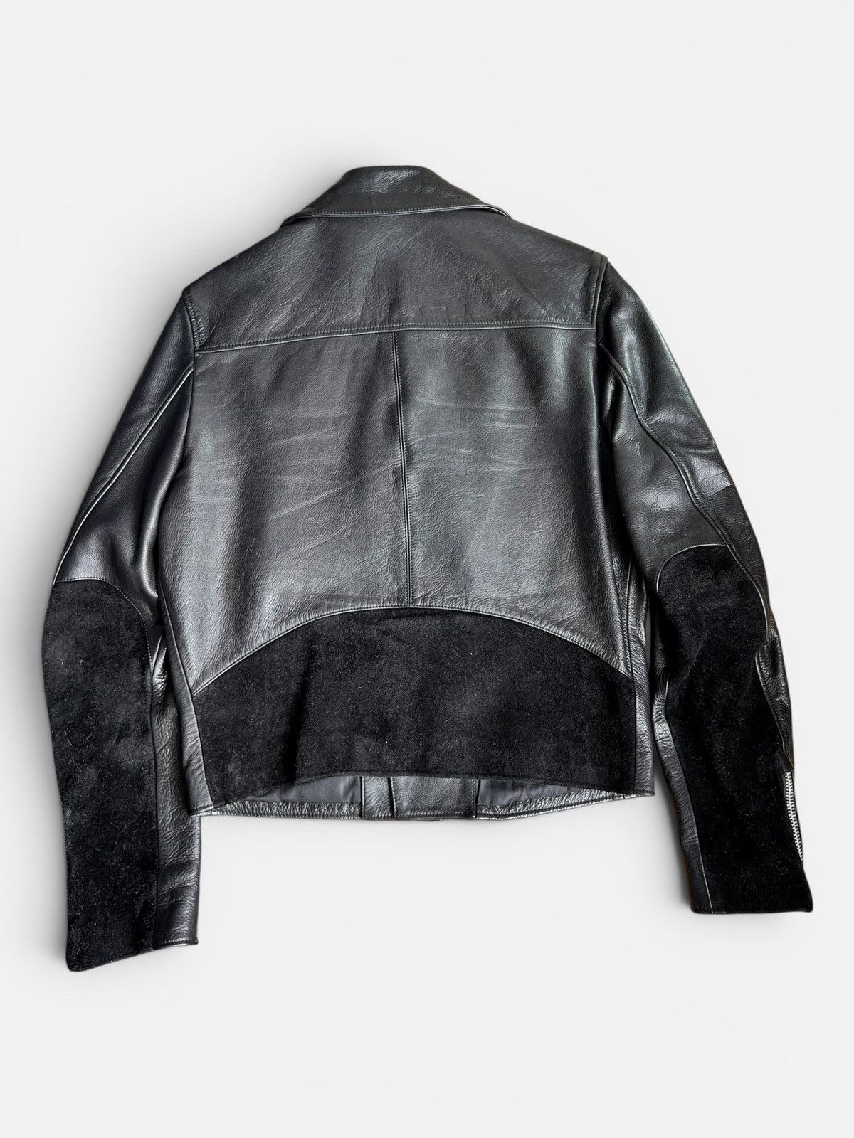 Acne Studios Acne Studios Gibson Black Calf Leather Biker Jacket Size 48 Size US M / EU 48-50 / 2 - 4 Thumbnail