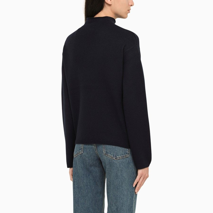 A.P.C. o1d2blof0724 Wool Turtleneck Sweaters in Navy Size M / US 6-8 / IT 42-44 - 3 Thumbnail