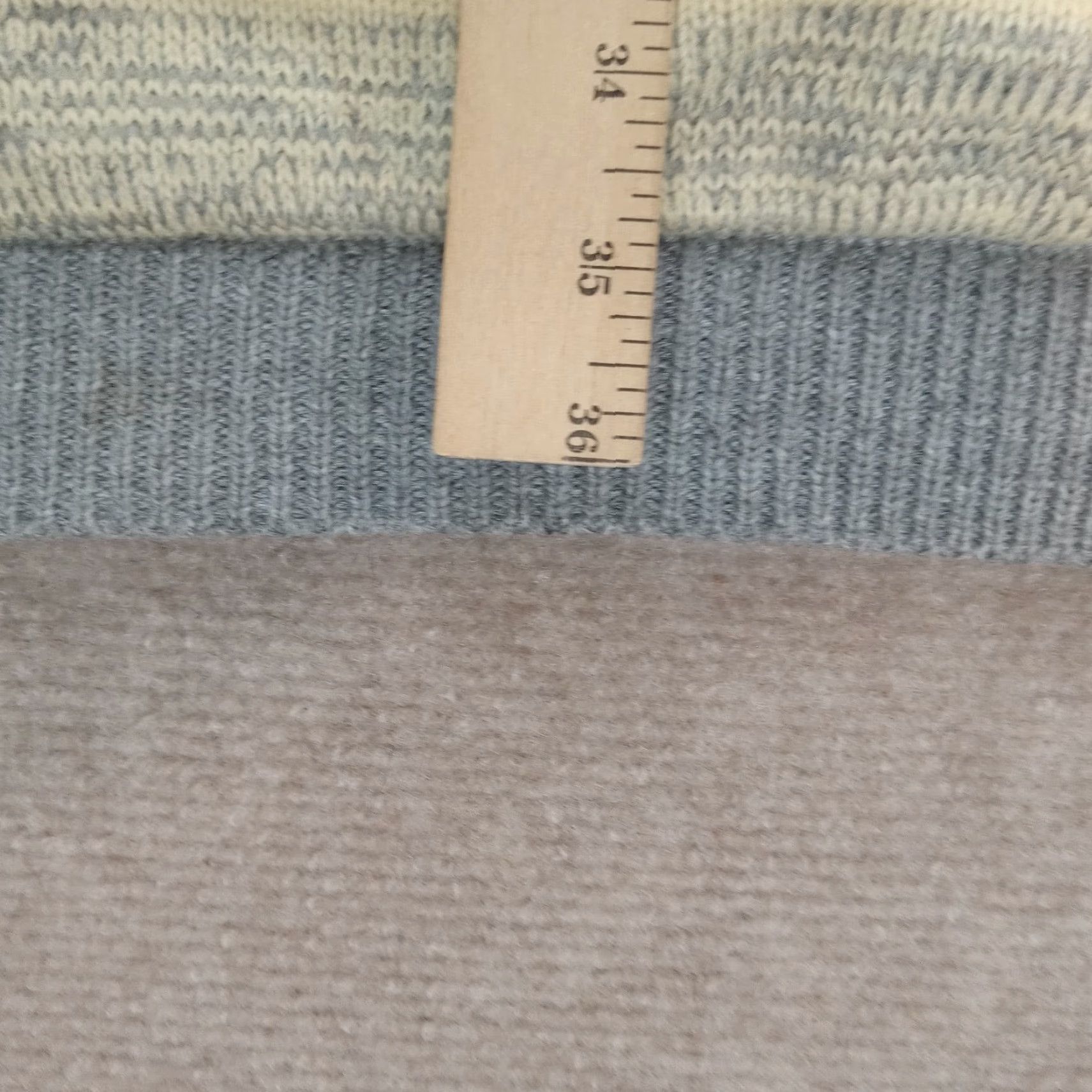 Vintage Sophie Rue Striped Cardigan Sweater Womens Large Gray Size L / US 10 / IT 46 - 4 Thumbnail