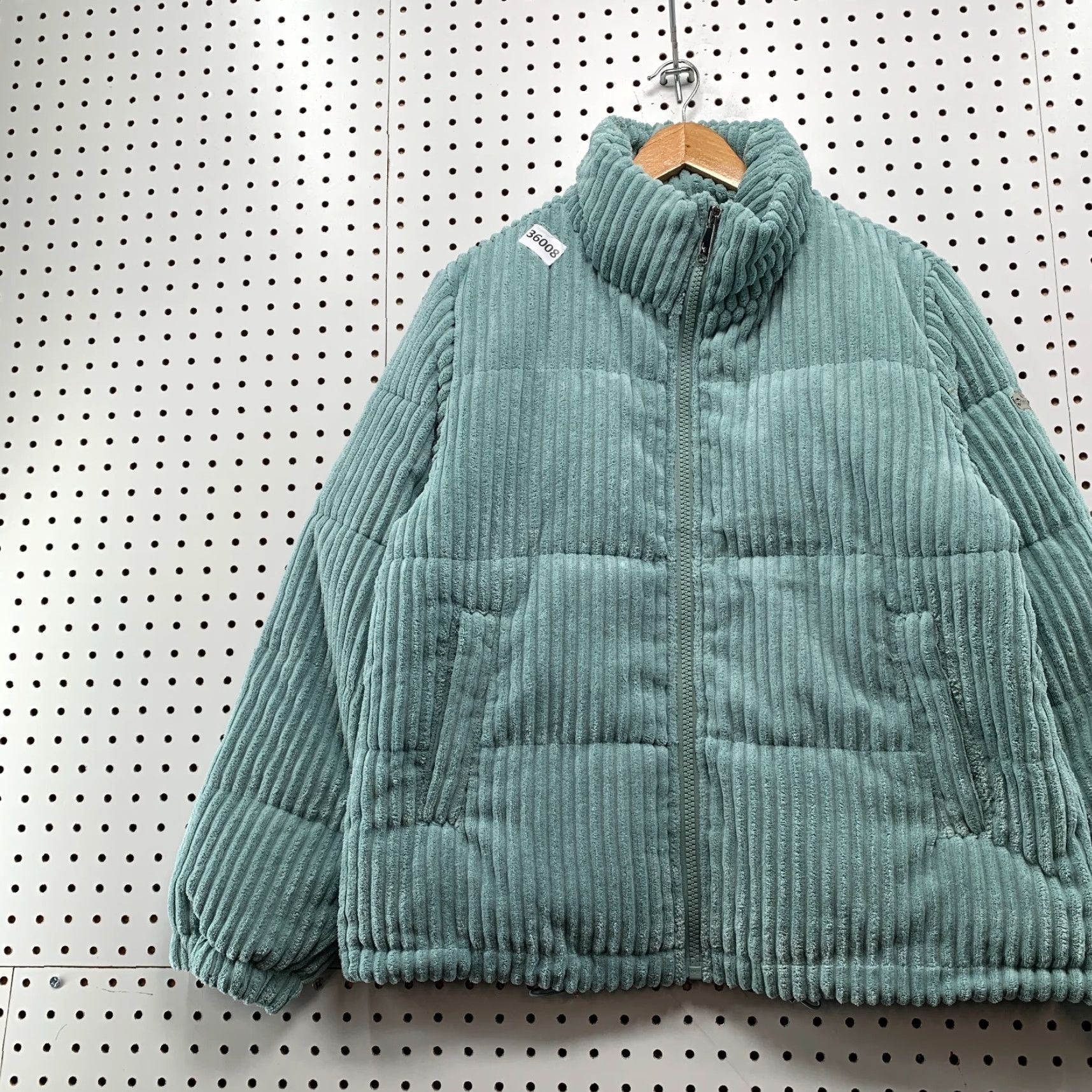 Ugg UGG Australia Corduroy Puffer Jacket Womens L Green Front Best Selling Jacket Womens L Green 90s? Size L / US 10 / IT 46 - 2 Thumbnail