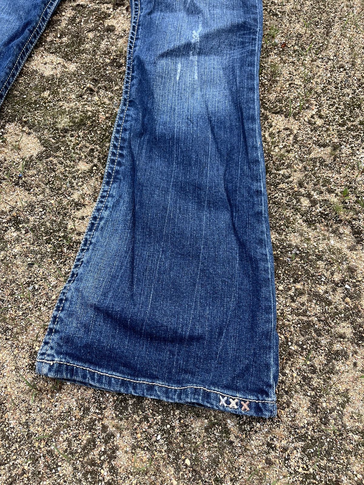 Hysteric Glamour × Japanese Brand × Vintage Flare Cruel Hysteric Inspired Denim Size US 31 - 6 Thumbnail