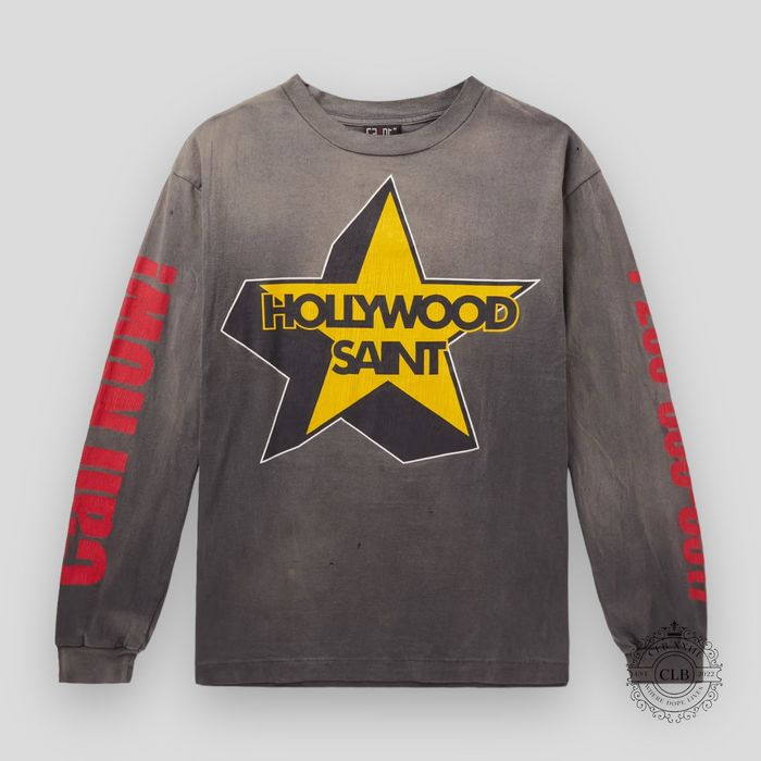 Saint Michael SAINT MICHAELS LONG SLEEVE HOLLYWOOD T-SHIRT | Grailed