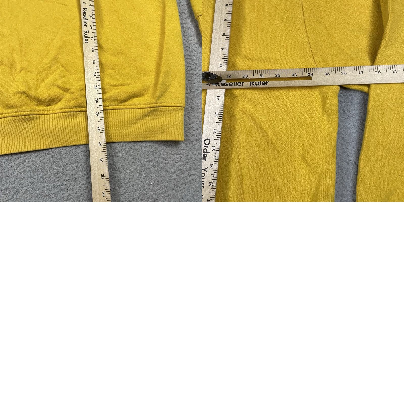 Nike VINTAGE Nike Hoodie Adult XL Yellow Embroidered Swoosh 90s Sweatshirt Pullover Mens Size US XL / EU 56 / 4 - 9 Thumbnail