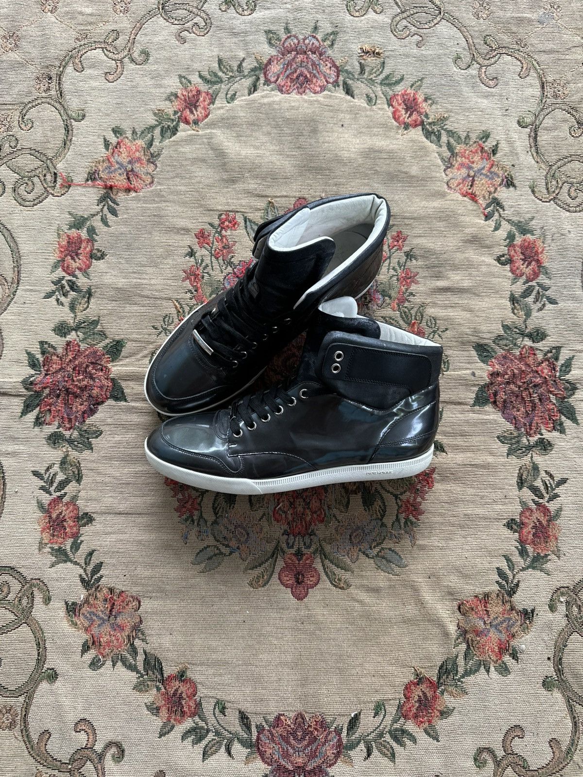 Dior × Hedi Slimane Dior Homme luster 2003AW boxing sneakers | Grailed