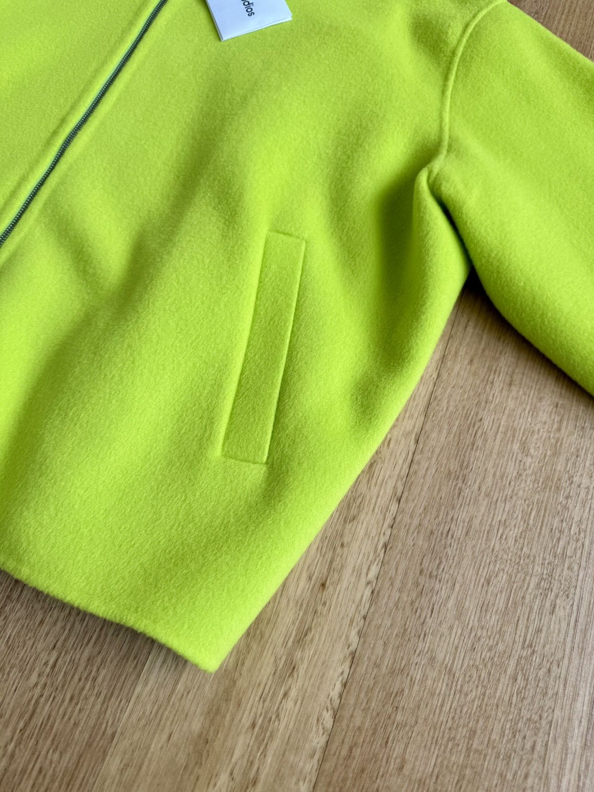 Acne Studios RARE Acne Studios Wool Jacket LIME GREEN Size 46 SS22 Size US S / EU 44-46 / 1 - 9 Thumbnail