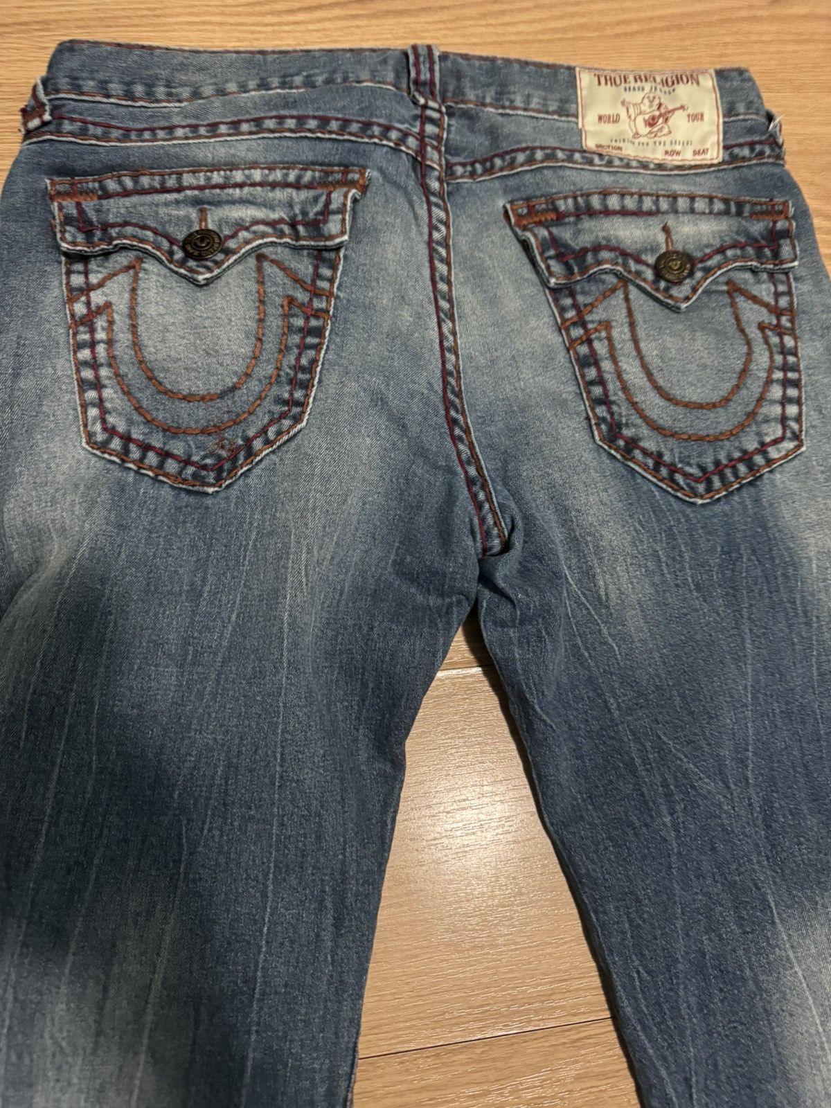 True Religion True Religion Ricky Relaxed Straight Vintage Denim Size US 34 / EU 50 - 2 Thumbnail