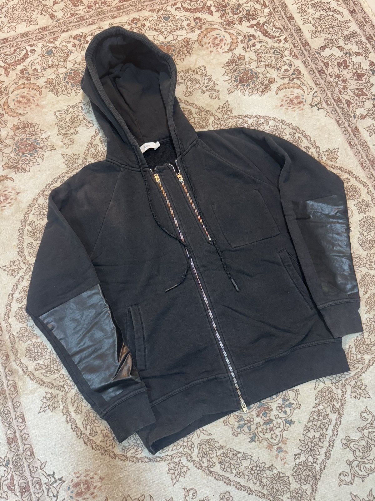 CLOSED × Vintage Closed Faded Black Rare Design Zipper Hoodie Size US M / EU 48-50 / 2 - 2 Thumbnail