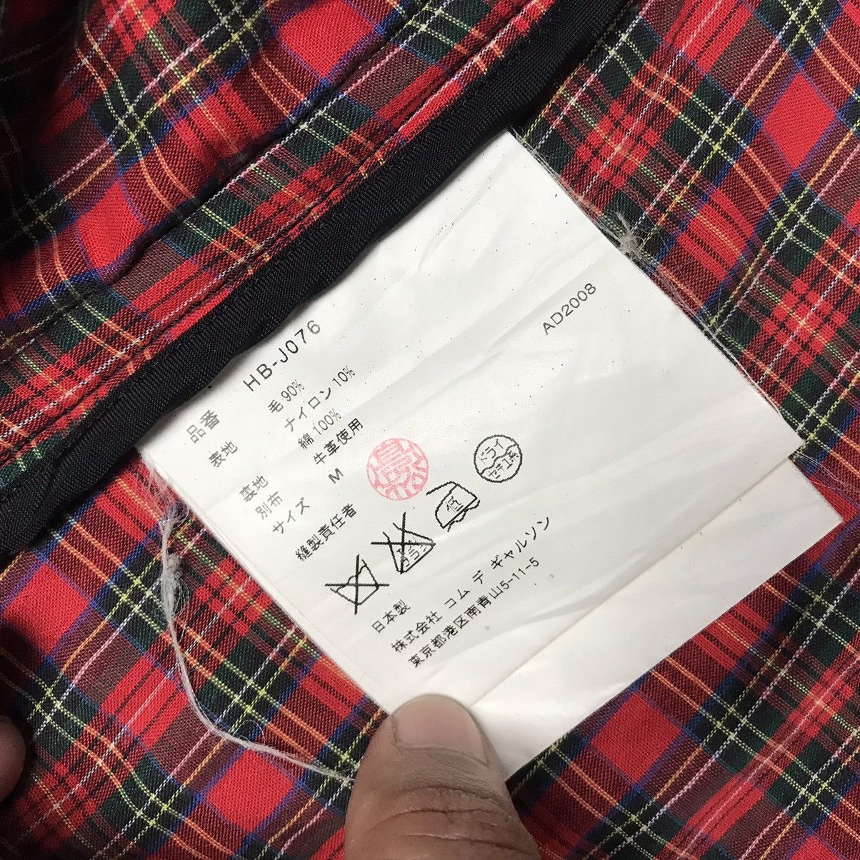 Comme des Garcons × Comme des Garcons Homme COMME DES GARÇONS WOOL JACKET LEATHER COLLAR Size US M / EU 48-50 / 2 - 12 Thumbnail