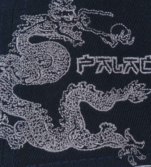 Palace Dragon P New Era LP 59FIFTY Cap Navy Size 8