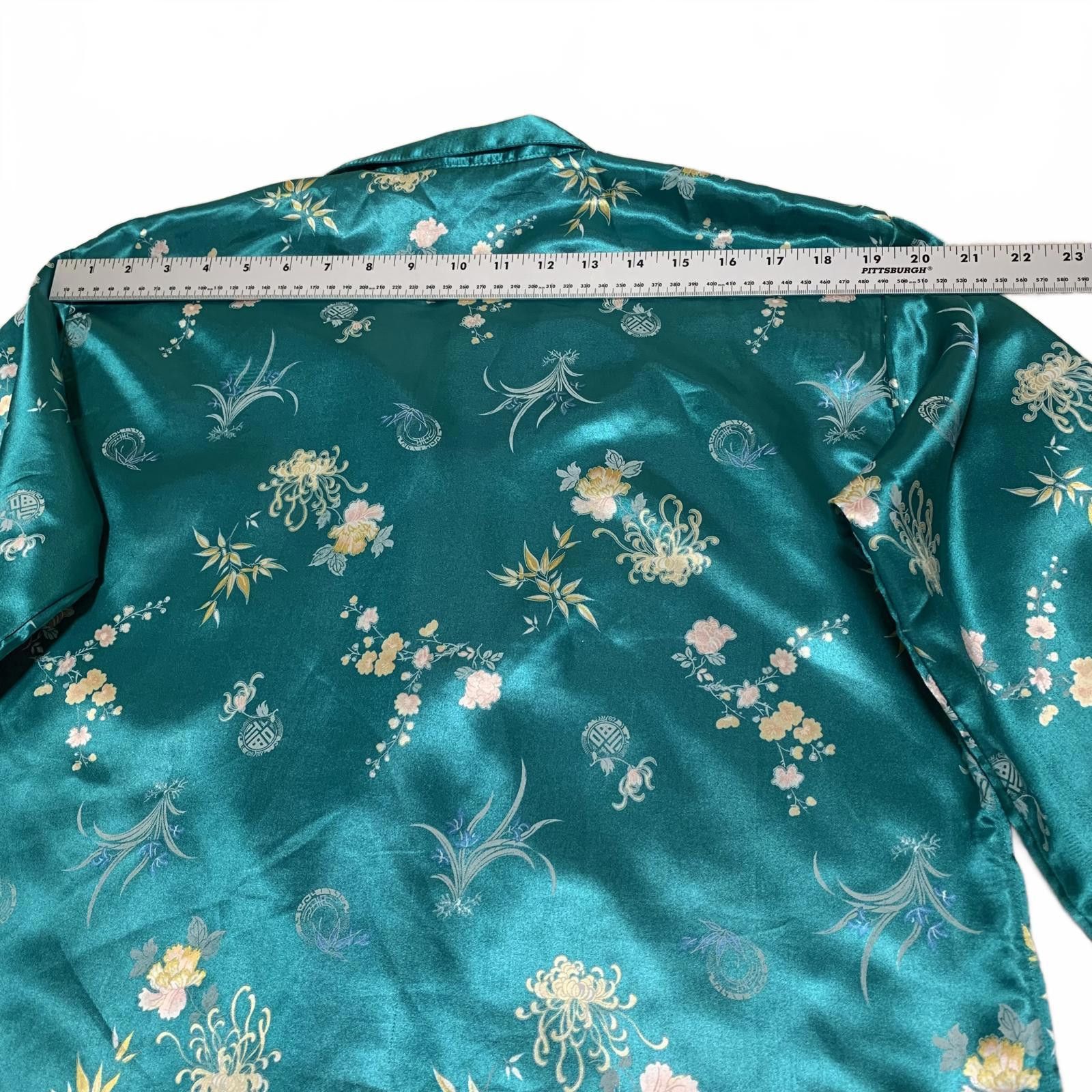 Isabel Marant Isabella Women's Satin Floral Pajama Top Size ONE SIZE - 8 Thumbnail