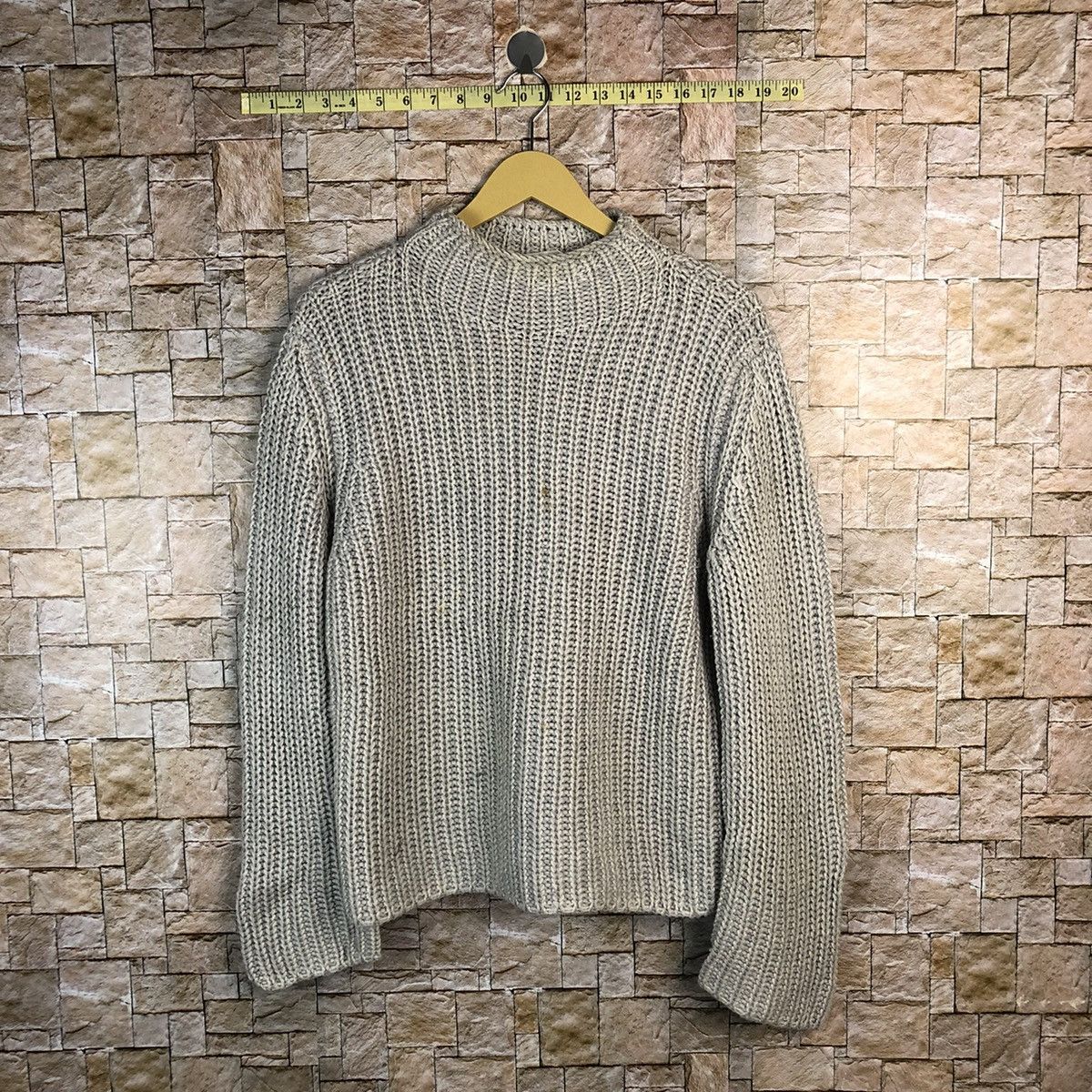 Vintage Fabiana Filippi italy Grey crochet Knitwear #A510 Size US M / EU 48-50 / 2 - 1 Thumbnail