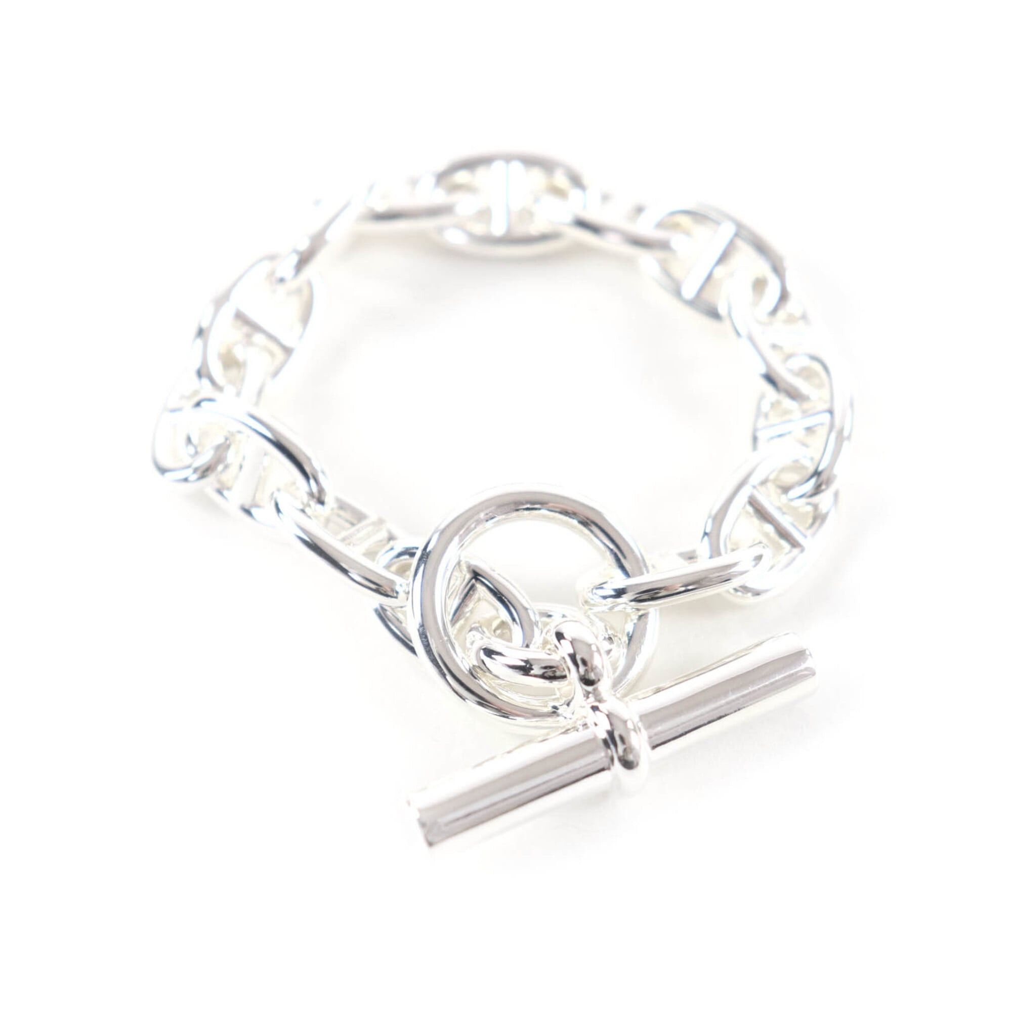 Hermes HERMES Chaine d'Ancre MM AG925 14-link bracelet, silver, made in France, 2024 model, weight 52.0g, women's. Size ONE SIZE - 1 Thumbnail