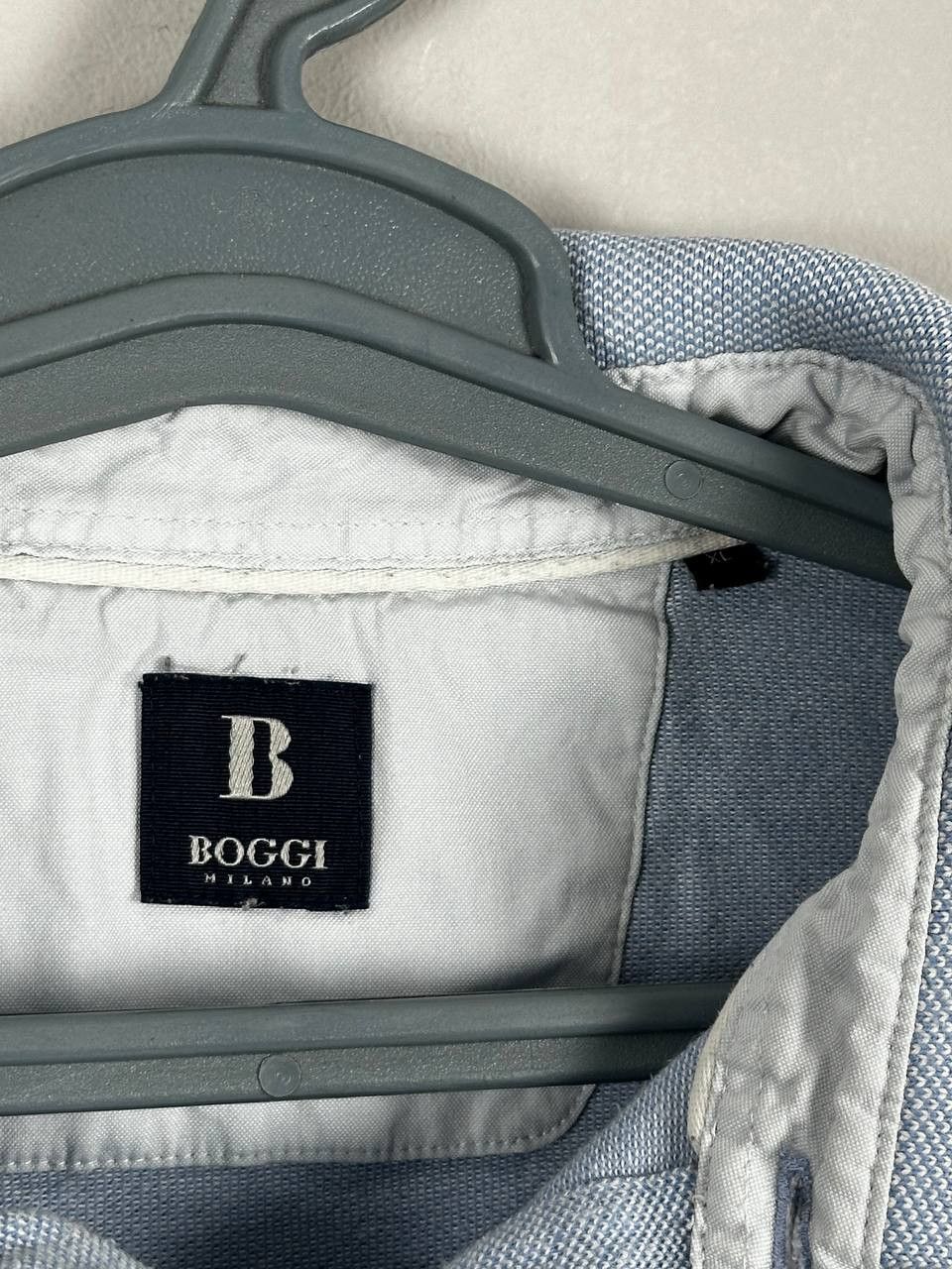 Boggi Boggi Milano Luxury Baby Blue Cotton Polo T Shirt Size US XL / EU 56 / 4 - 5 Thumbnail