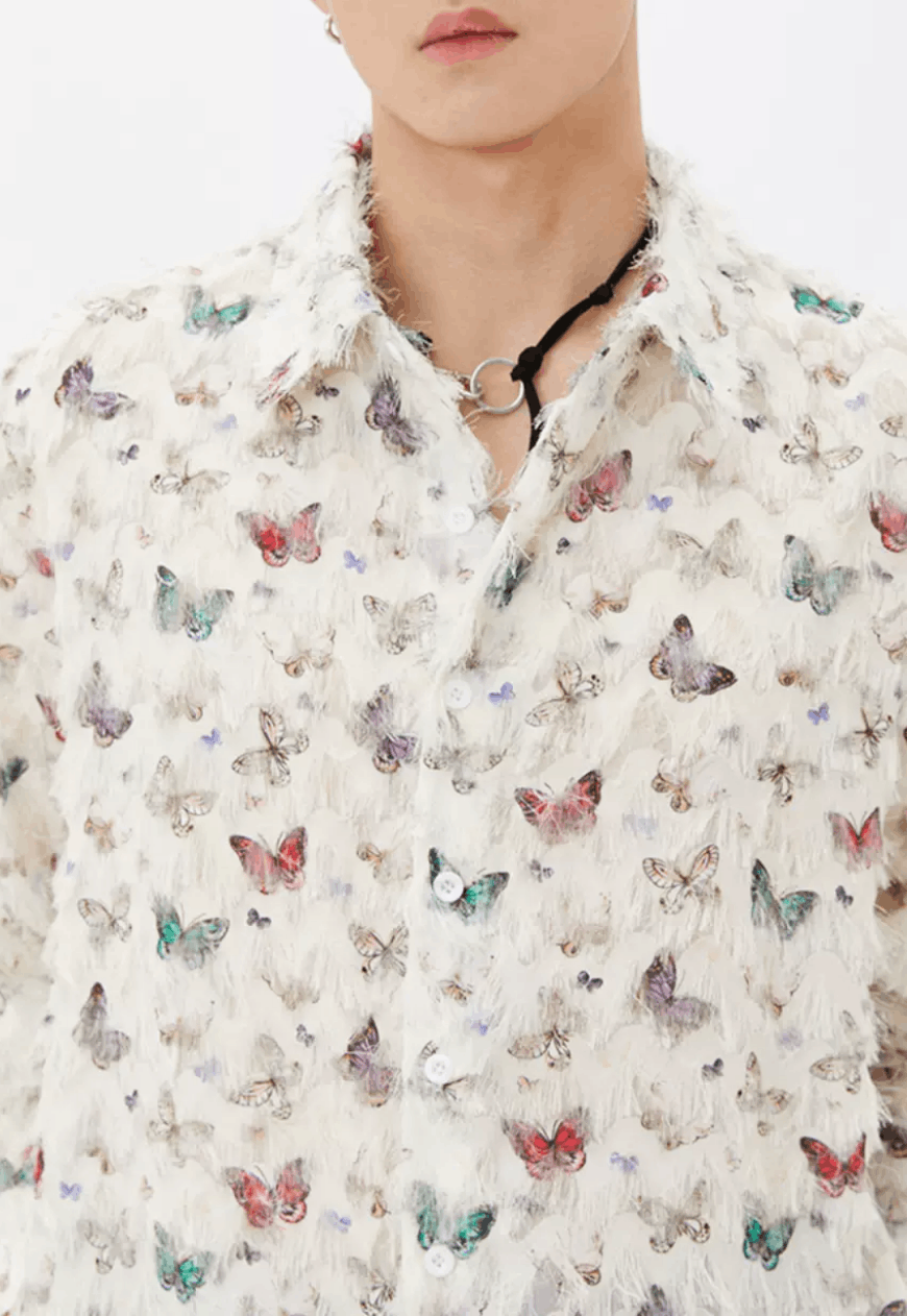 Other Unisex butterfly spring shirt Size US M / EU 48-50 / 2 - 2 Thumbnail