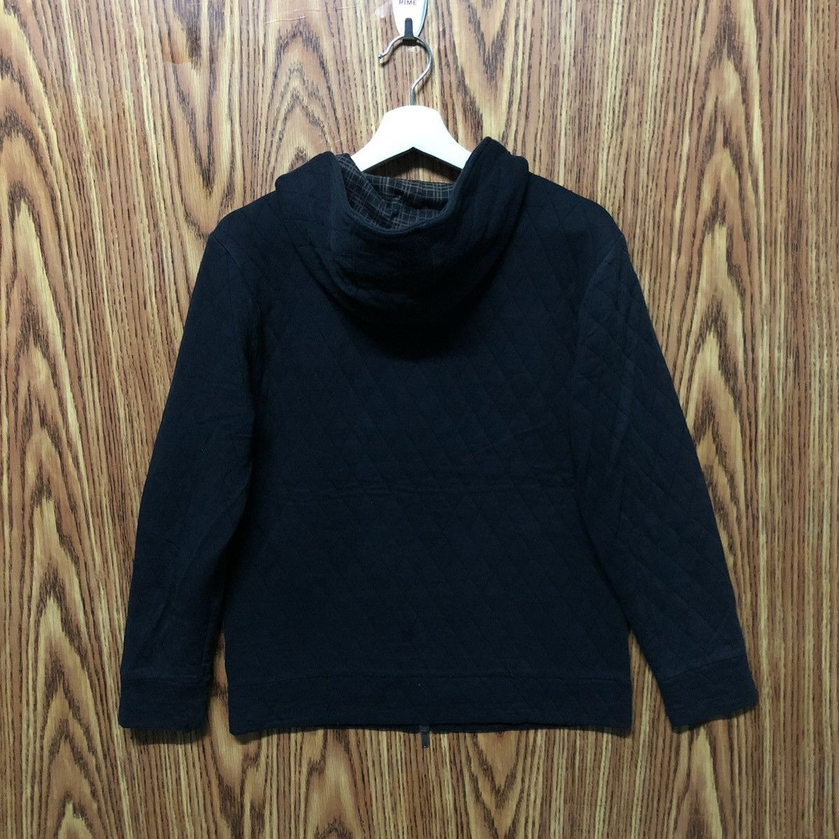 Burberry Vintage Burberry Black Rabel Quilted Hoodie Zipper Size US S / EU 44-46 / 1 - 8 Thumbnail