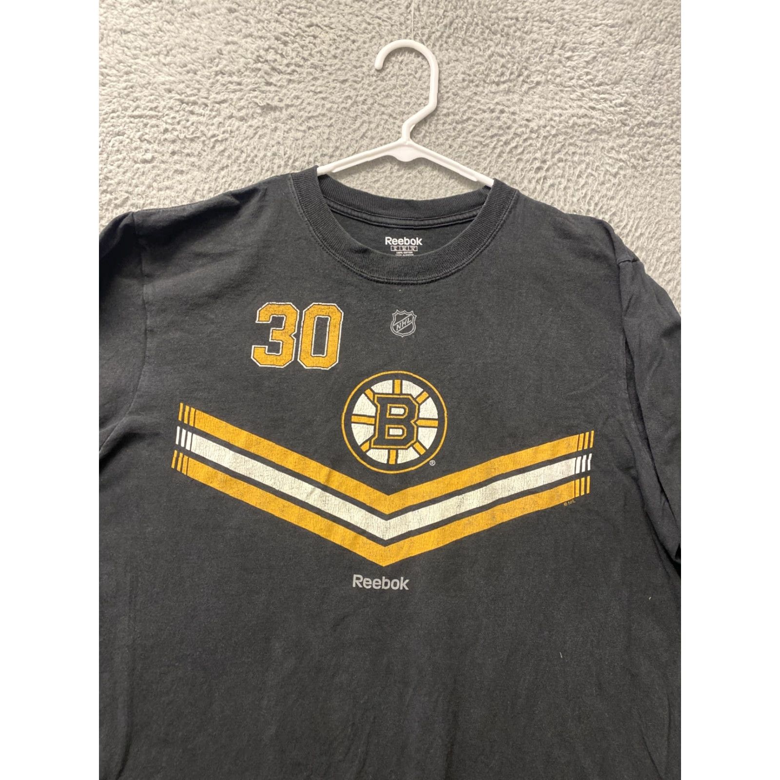 Reebok VINTAGE Reebok Boston Bruins Long Sleeve T-Shirt Adult XL Black Basic Mens Size XL / US 12-14 / IT 48-50 - 2 Thumbnail