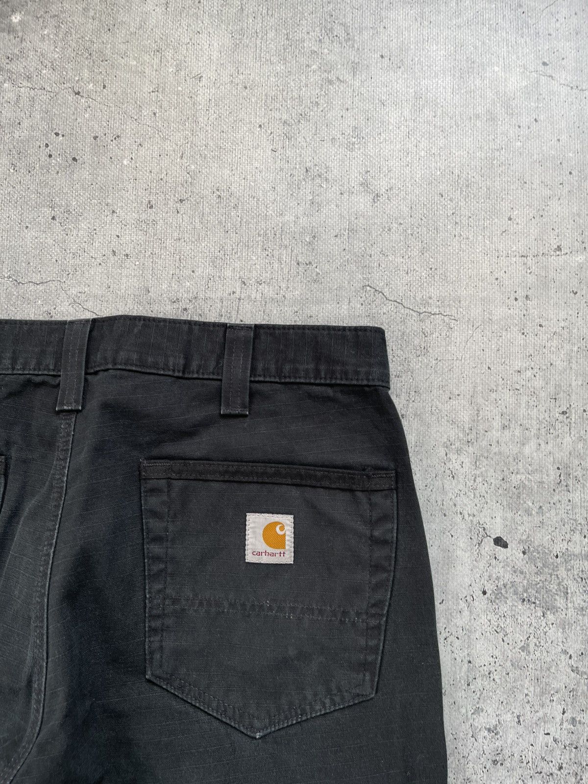 Carhartt × Vintage (33x32) Crazy Faded Vintage Carhartt Carpenter Pants Size US 33 - 4 Thumbnail