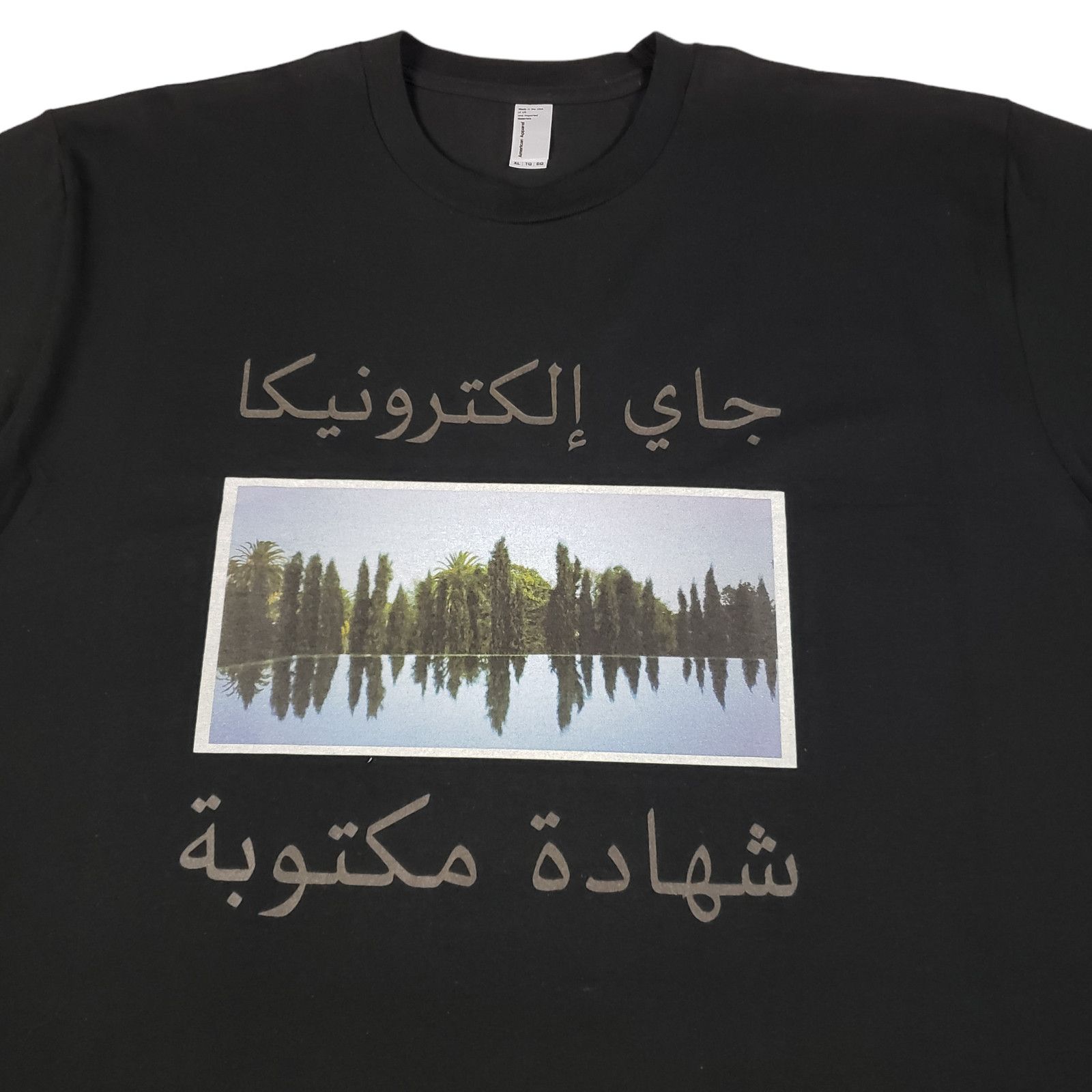 image of American Apparel 2020 Jay Electronica Jay-Z 'a Written Testimony' T-Shirt Rap in Black (Size XL)