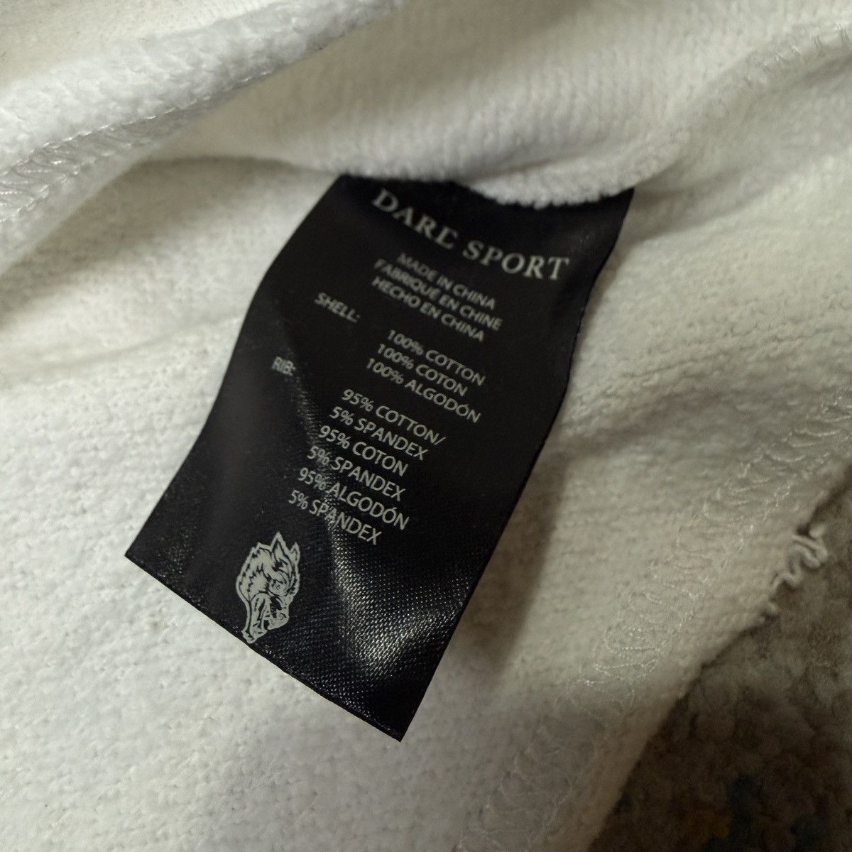 Darc Sport Darc Sport Wolves Club White Cropped Hoodie Size S / US 4 / IT 40 - 7 Thumbnail