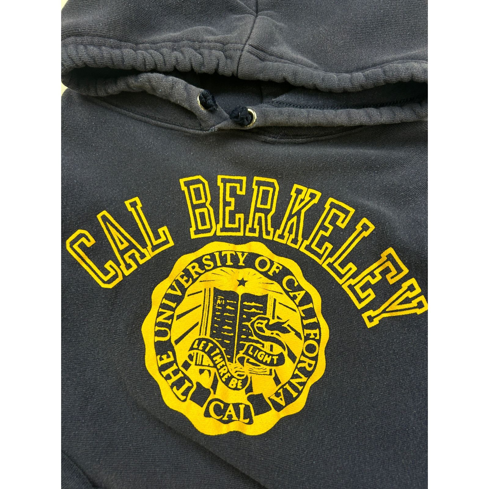 Vintage Vintage 80s/90s CAL Berkeley Collegiate Hooded Sweatshirt L Size US L / EU 52-54 / 3 - 4 Thumbnail