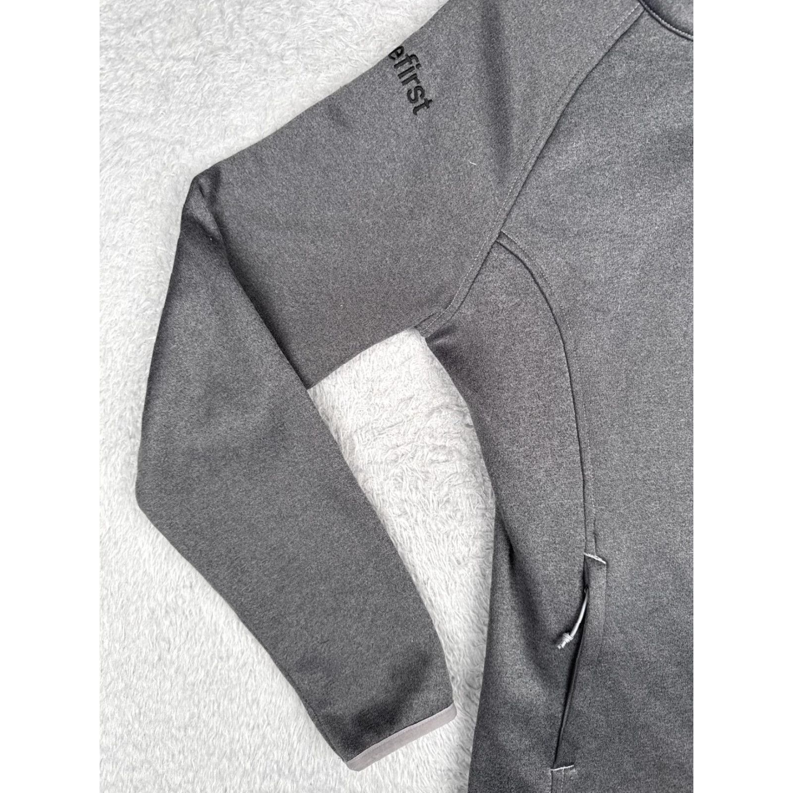 The North Face North Face Jacket Womens Large Gray Techstars Full Zip Fleece Softshell Outdoor Size L / US 10 / IT 46 - 6 Thumbnail