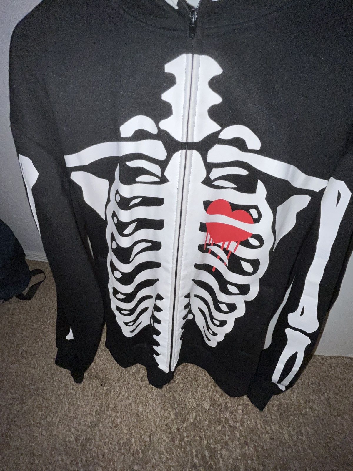 Fashion Nova Skeleton hoodie Size US M / EU 48-50 / 2 - 2 Thumbnail