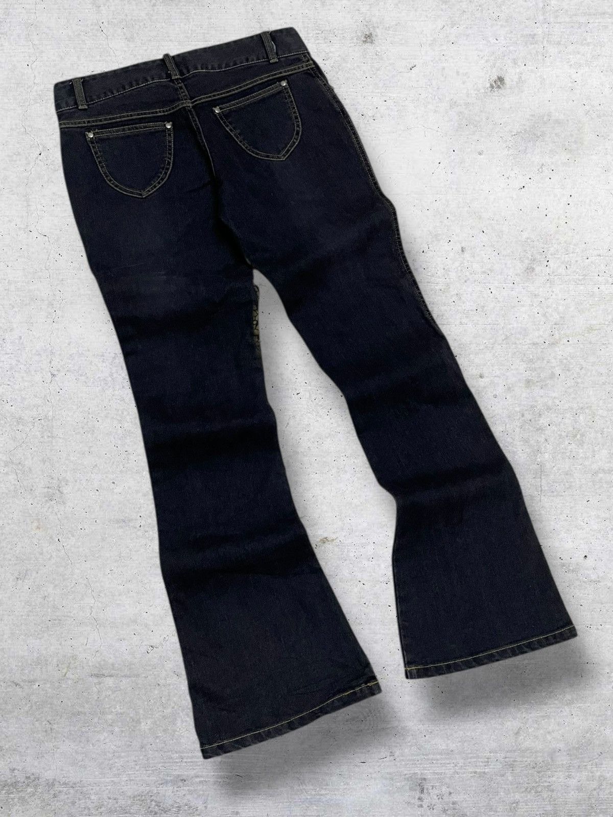 Hysteric Glamour VINTAGE 1990S JAPAN DESIGNER LAURA PUNK ART-INSPIRED DENIM Size US 28 / EU 44 - 9 Thumbnail