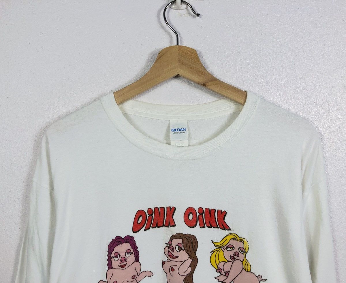 Other Rare Oink Oink The Hurricane Girls Pig Titties Boobs LS Tee Size US L / EU 52-54 / 3 - 2 Thumbnail