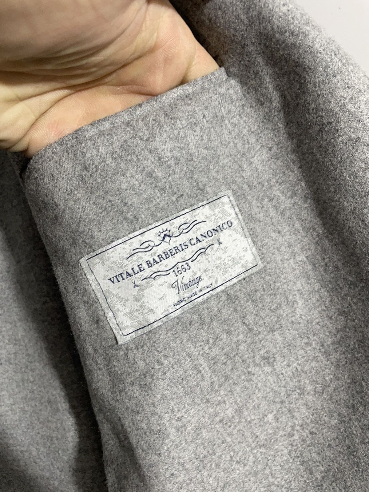 Other 0909 FATTO in Italia Vitale Barberis Canonico wool blazer Size 52R - 13 Thumbnail