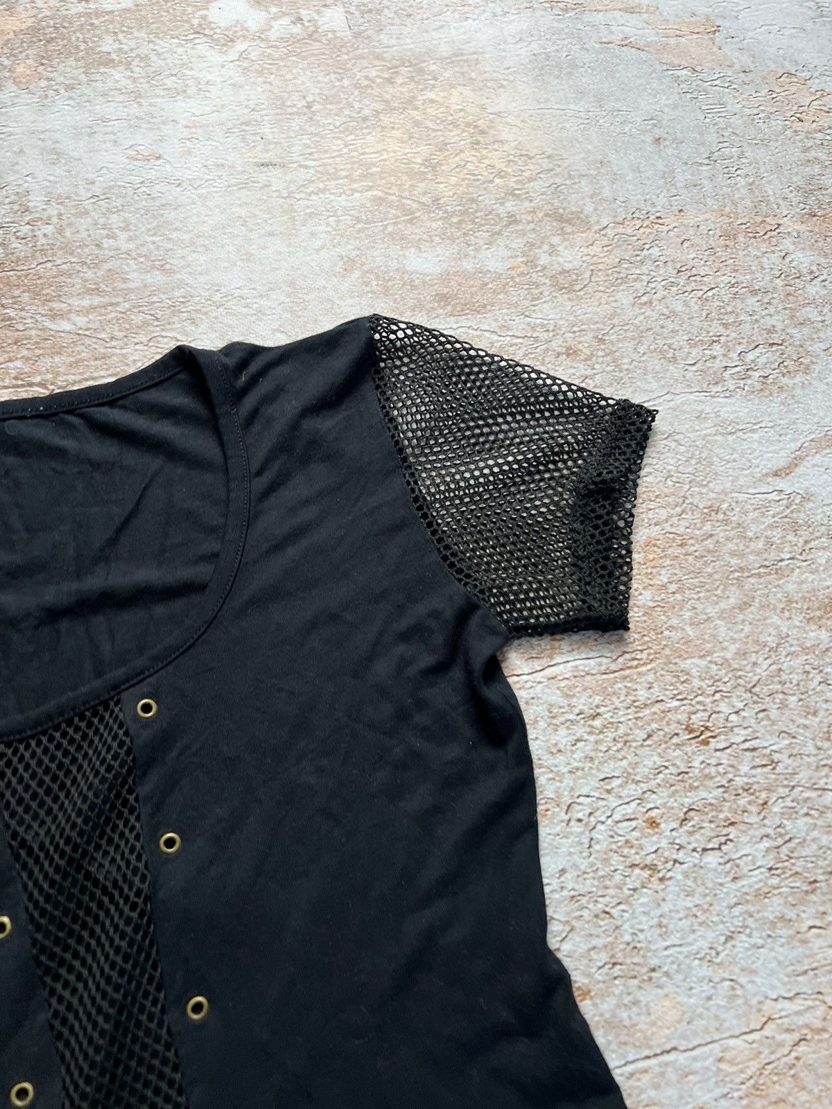Japanese Brand × Vintage Vintage Japanese mesh t shirt Size S / US 4 / IT 40 - 3 Thumbnail