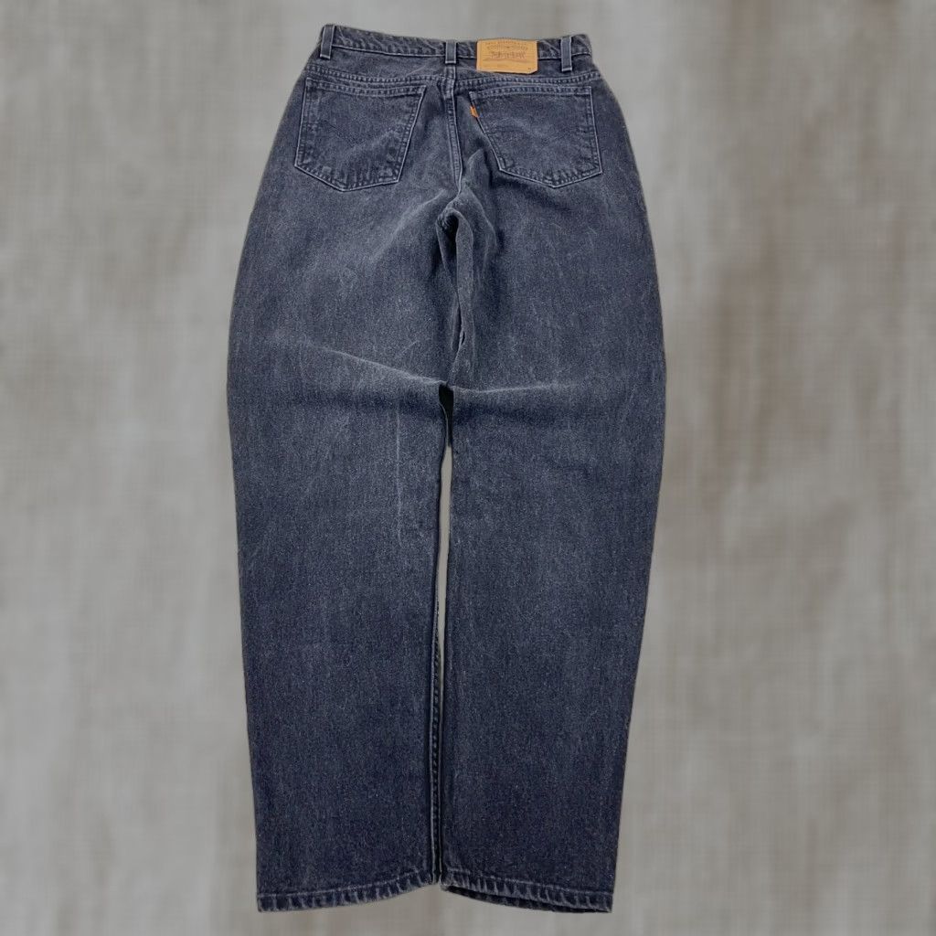 Levi's VINTAGE Levi's 921 Jeans Women 12 Tapered Black 29x31 USA 80s 90s Jeans Womens Size 34" / US 12 / IT 48 - 1 Thumbnail