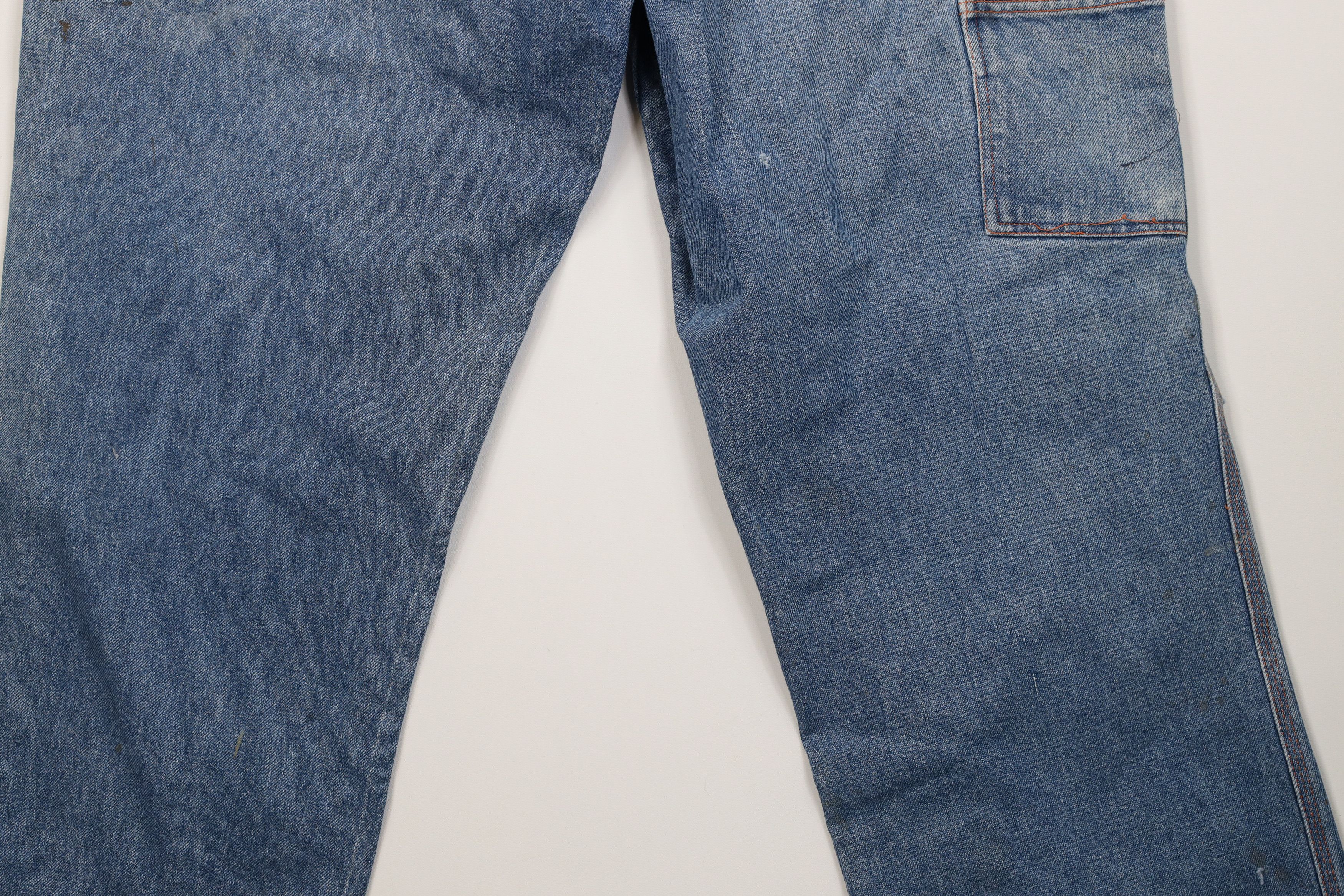 Big Mac Vintage 90s Big Mac Baggy Wide Leg Denim Jeans Blue USA Size US 38 / EU 54 - 13 Thumbnail