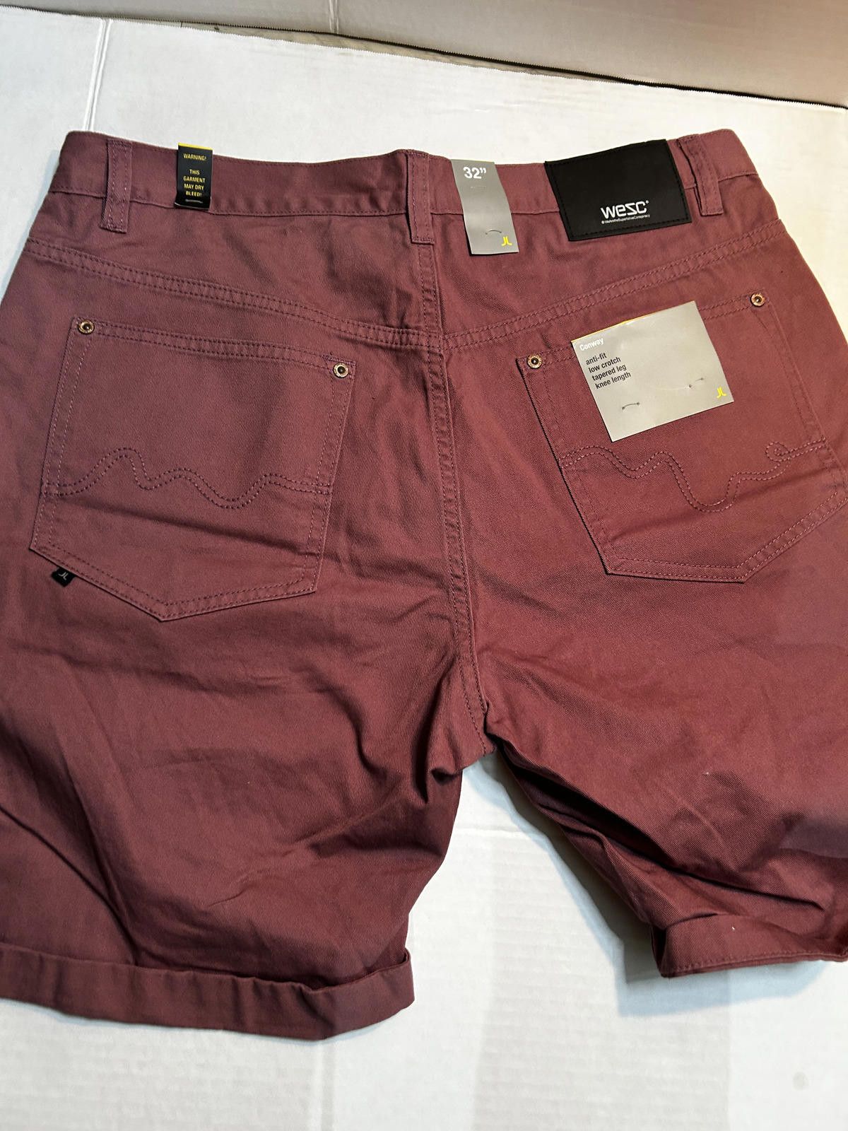 WeSC WeSC Men’s Chino Shorts Deadstock NEW WITH TAGS — Mauve/Rose Size US 32 / EU 48 - 2 Thumbnail