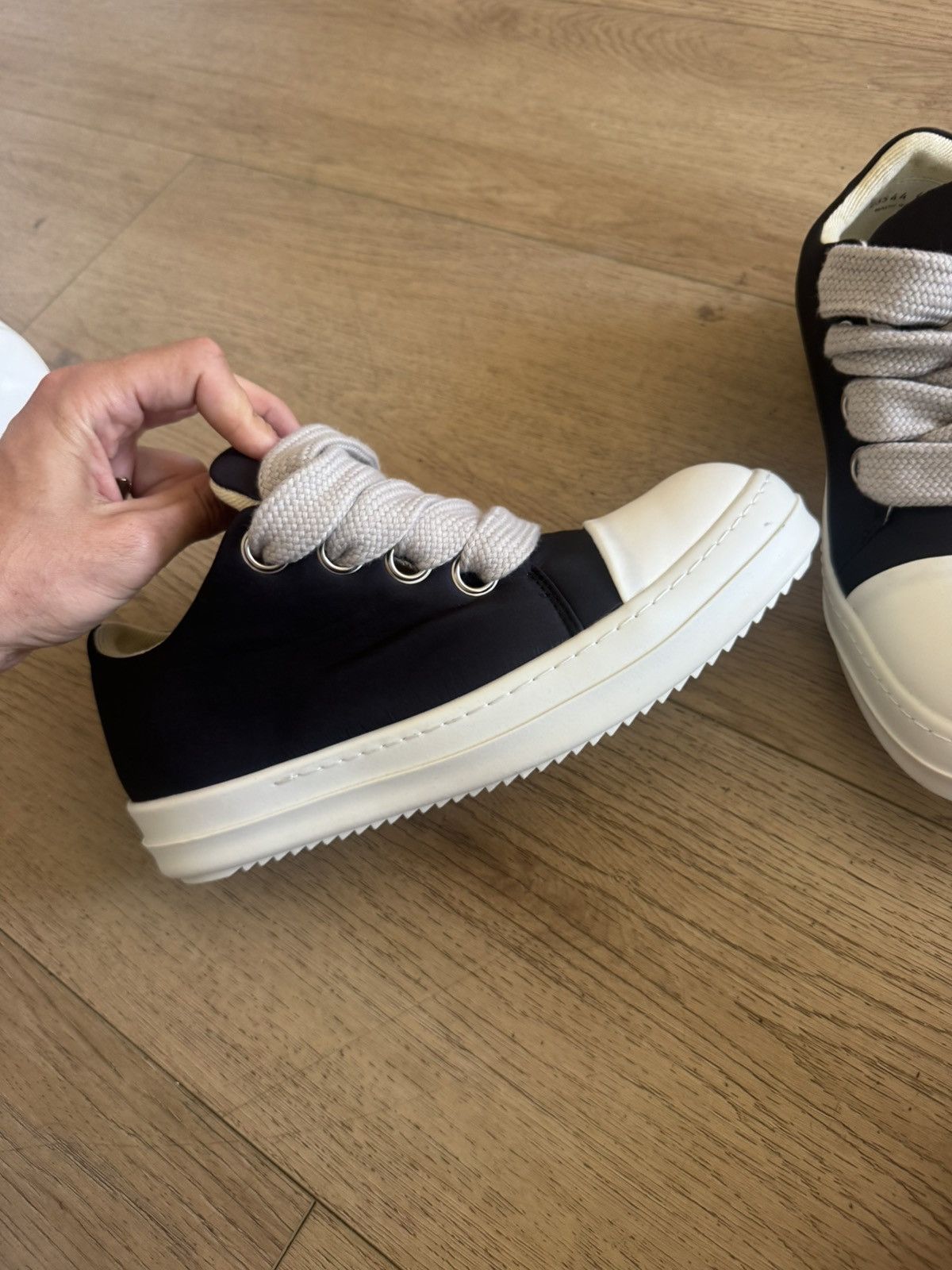 Rick Owens Jumbo lace ramones nylon Size US 9 / EU 42 - 7 Thumbnail