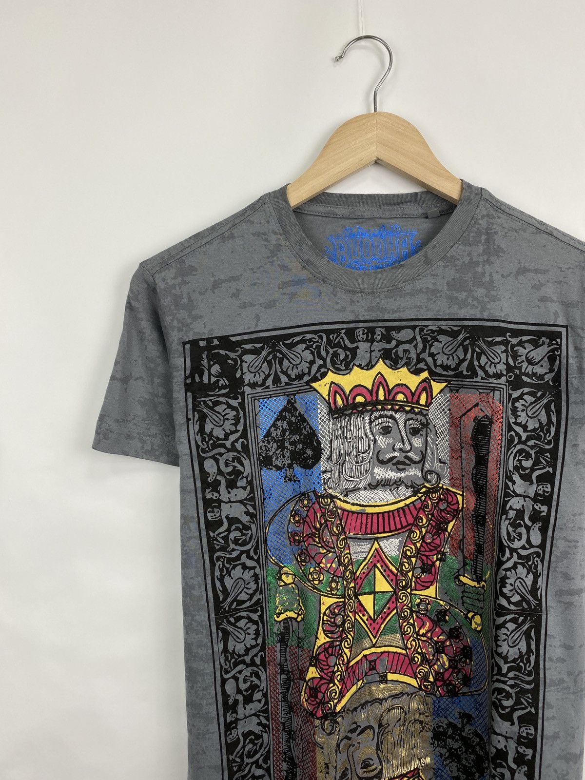 Buddha to Buddha 🃏 Vintage Cards King Buddha Japan Style T-Shirt Ed Hardy Size US S / EU 44-46 / 1 - 2 Thumbnail