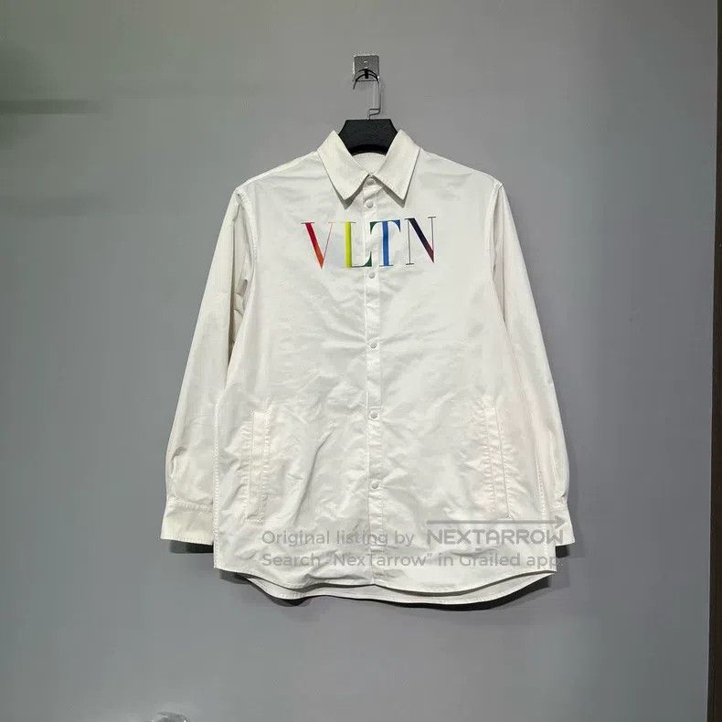 Valentino Valentino Heavy rainbow slogan-print jacket Size US S / EU 44-46 / 1 - 1 Thumbnail