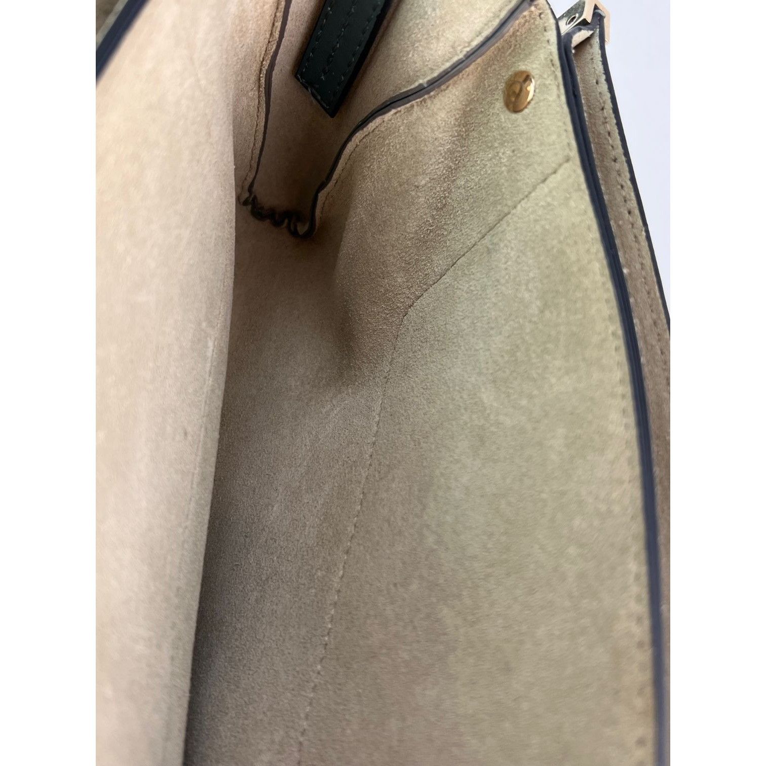 Chloe Chloe Faye Chain Suede Leather Gray Blue Crossbody Bag Size ONE SIZE - 8 Thumbnail