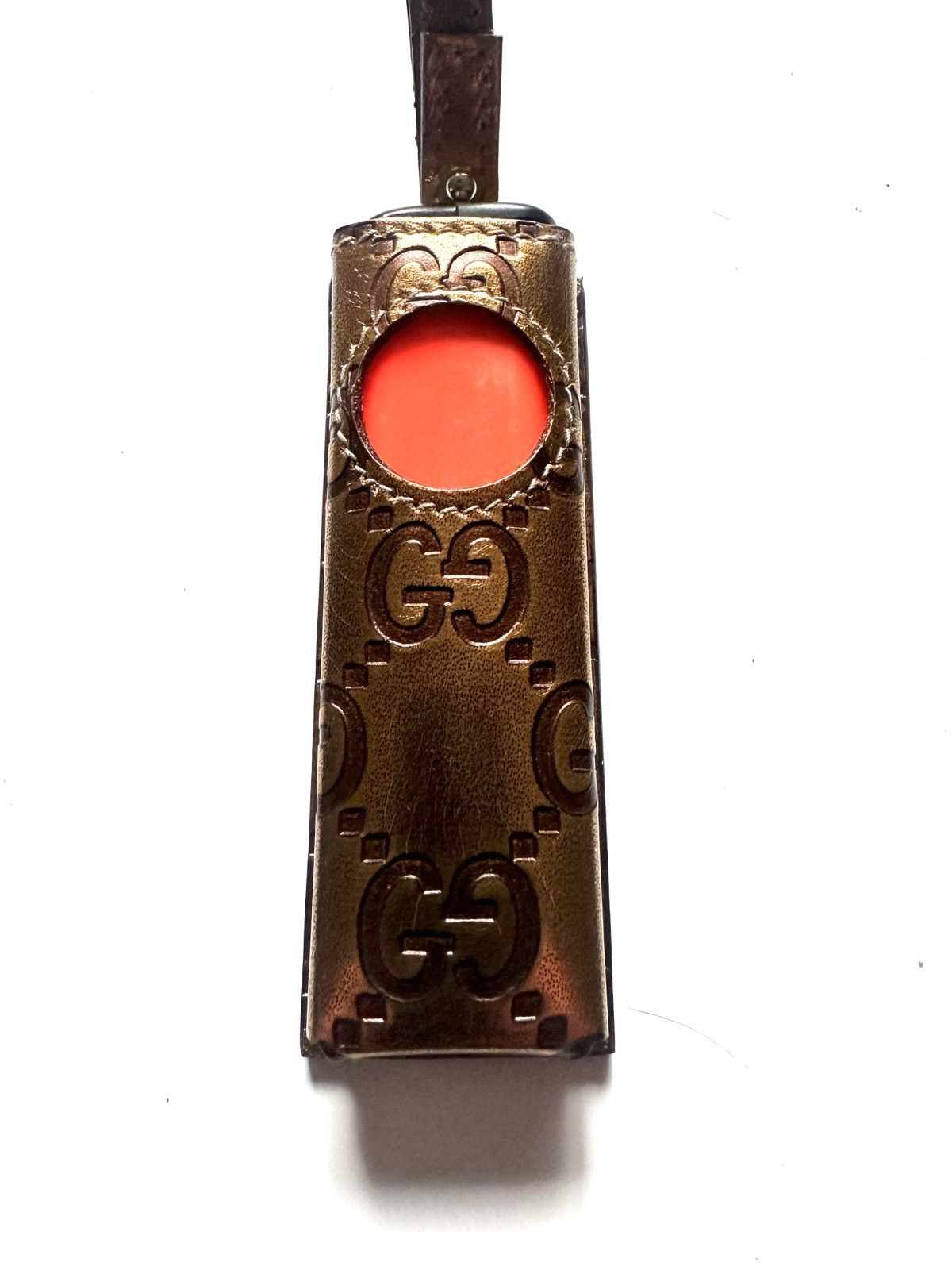 Gucci ⭐️GUCCI⭐️GG Gold Leather Lighter Case - Mint⭐️⭐️⭐️⭐️⭐️ Size ONE SIZE - 6 Thumbnail